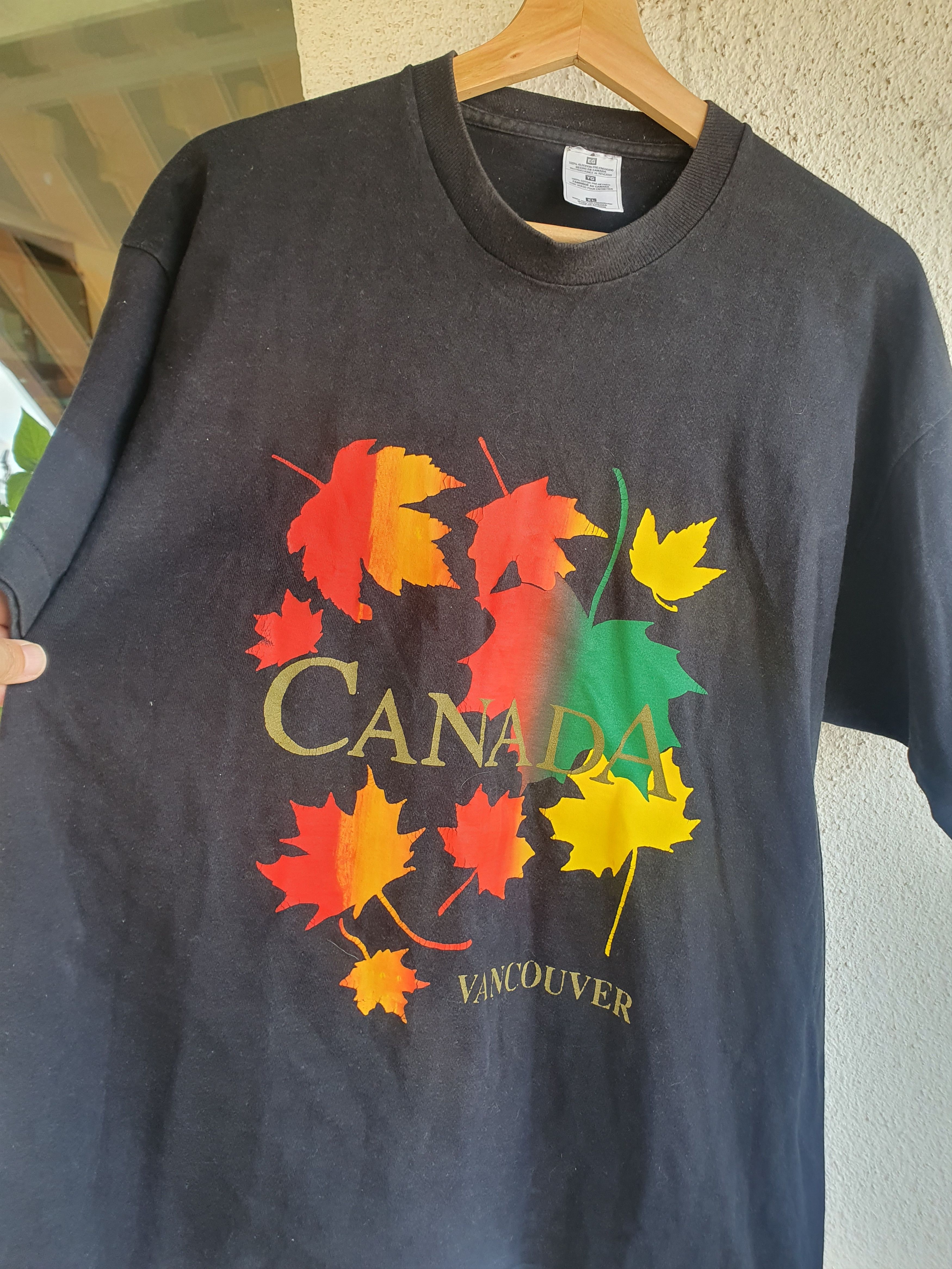 Vintage Canada Vancouver Vtg Single Stitch Destination t-shirt XL Size US XL / EU 56 / 4 - 5 Thumbnail