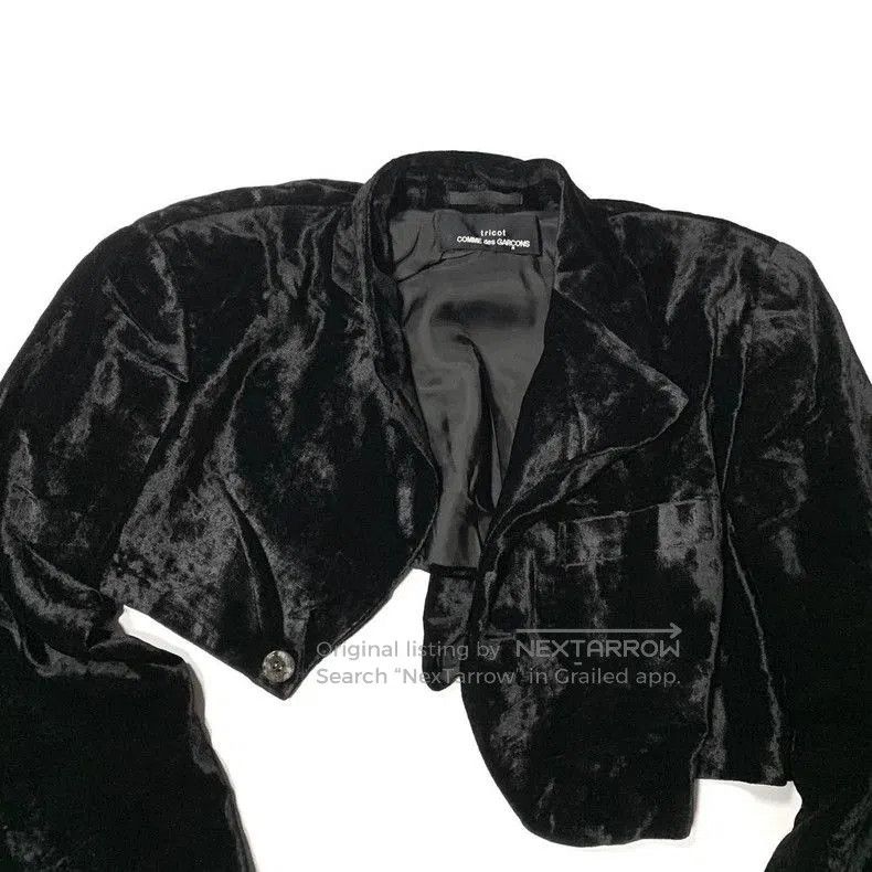 Comme des Garcons Comme des Garcons 1988 Velvet Skirt Set. Size US 36 / EU 52 - 3 Thumbnail