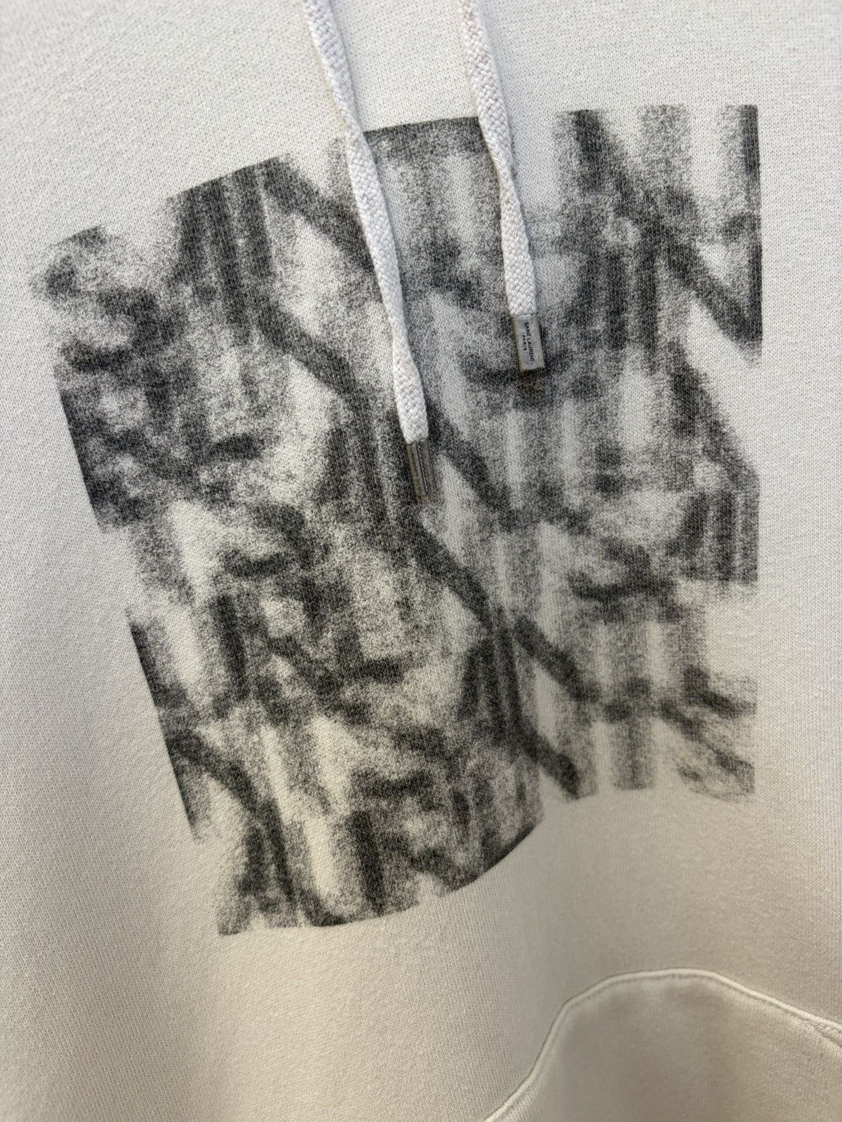 Saint Laurent Paris AW21 Blurred Box Logo Hoodie Size US S / EU 44-46 / 1 - 2 Thumbnail