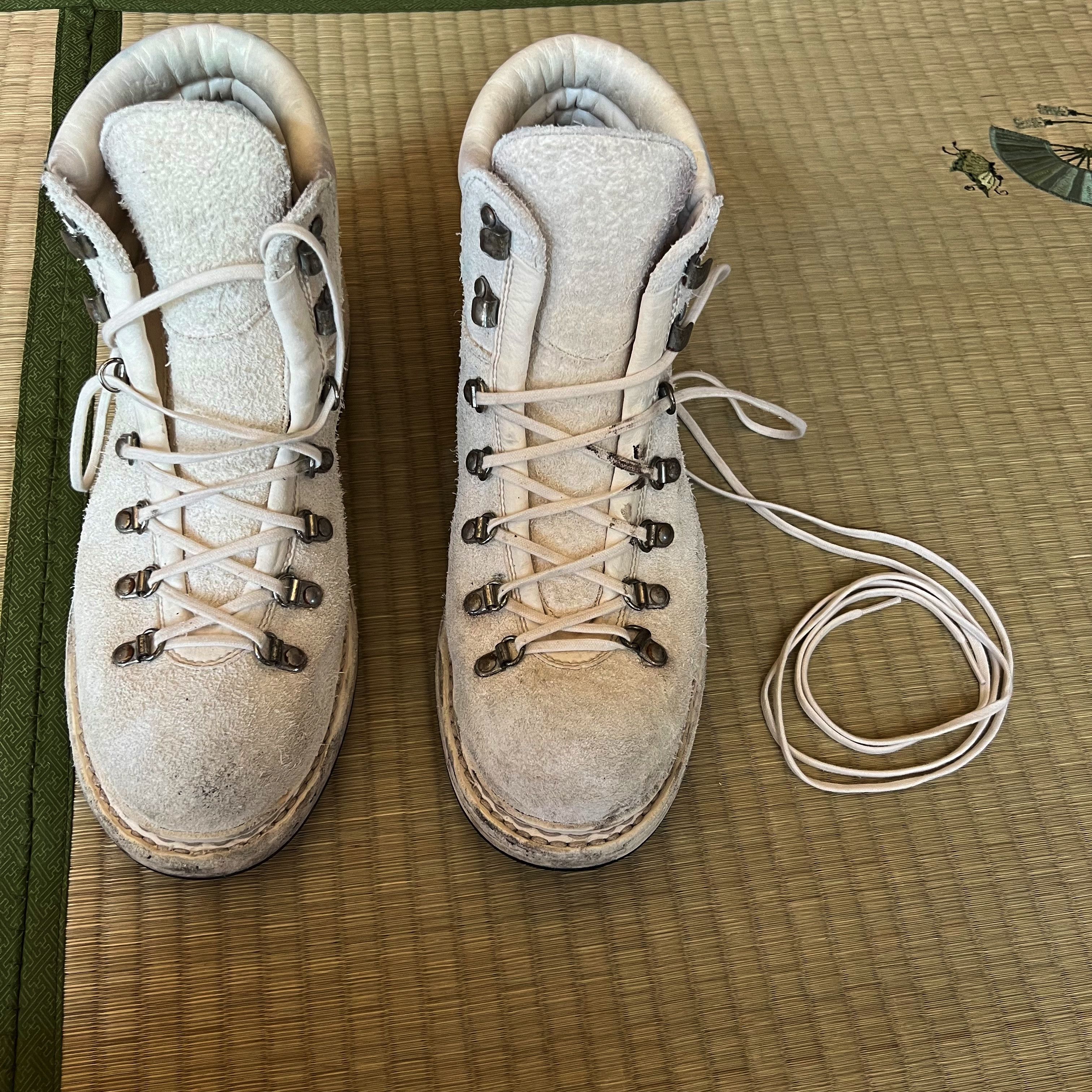 Guidi Guidi White Reverse Buffalo Leather Hiking Boot Size US 9 / EU 42 - 5 Thumbnail