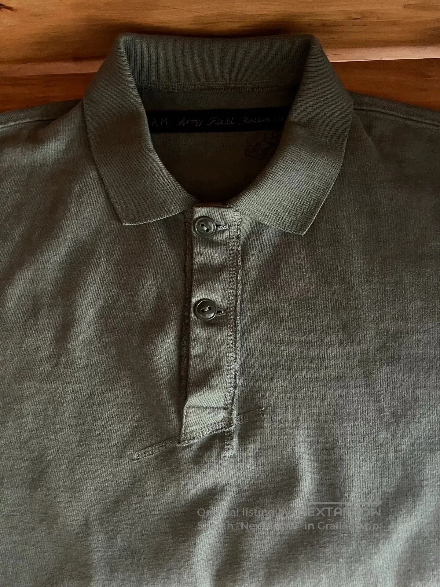 Kapital kapital army olive green polo t. Size US M / EU 48-50 / 2 - 9 Thumbnail