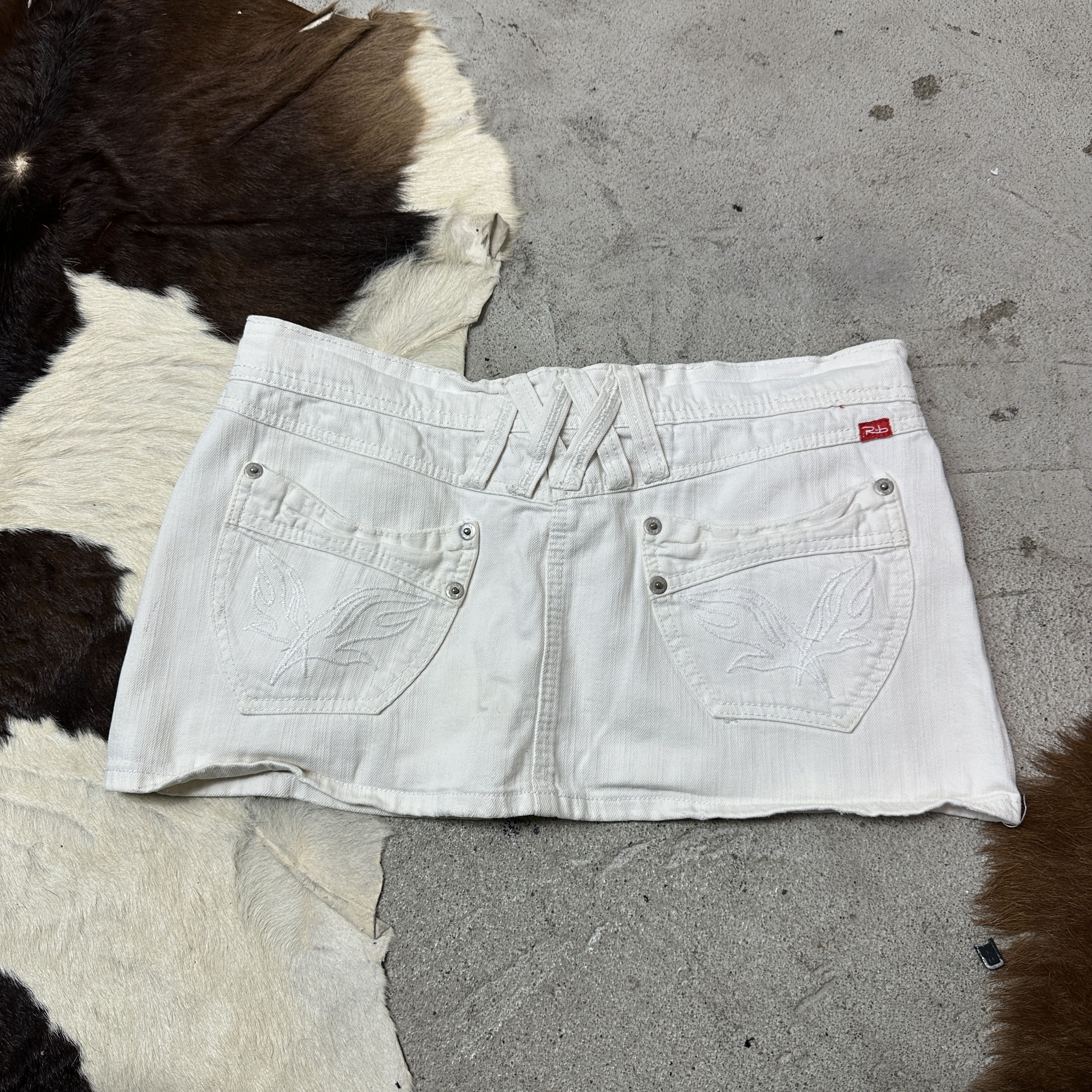 Vintage Vintage Military Styled Cargo Mini Skirt Y2K Size 25" / US 0 / IT 36 - 2 Thumbnail