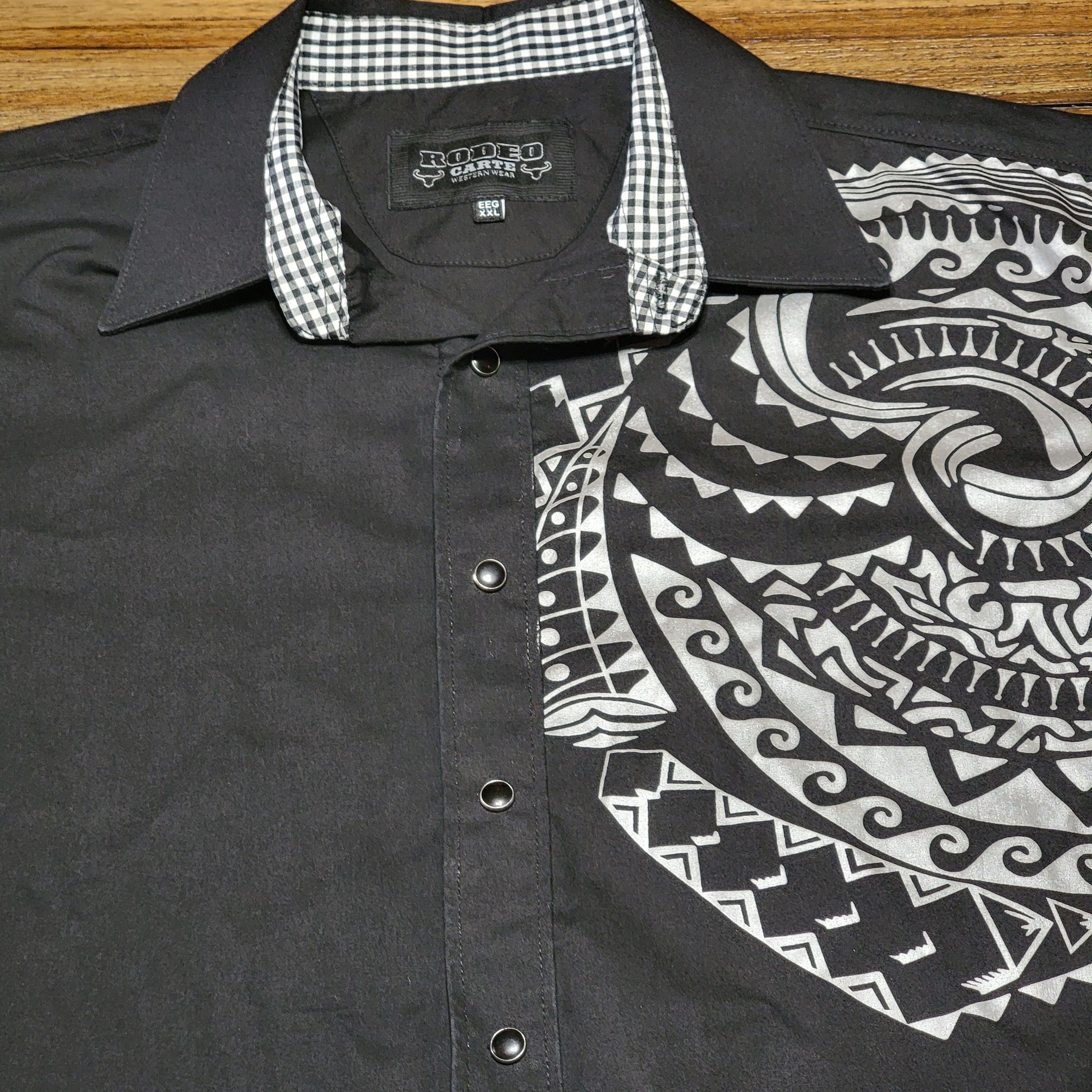 Other Rodeo Carte LS Pearl Snap Western Tribal Shirt - Size XXL Size US XXL / EU 58 / 5 - 2 Thumbnail
