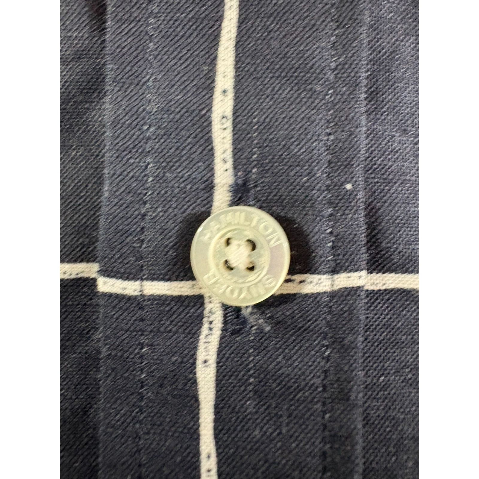 Todd Snyder Hamilton shirt Co + Todd Snyder Dress Shirt sz 16 blue white Size US M / EU 48-50 / 2 - 4 Thumbnail