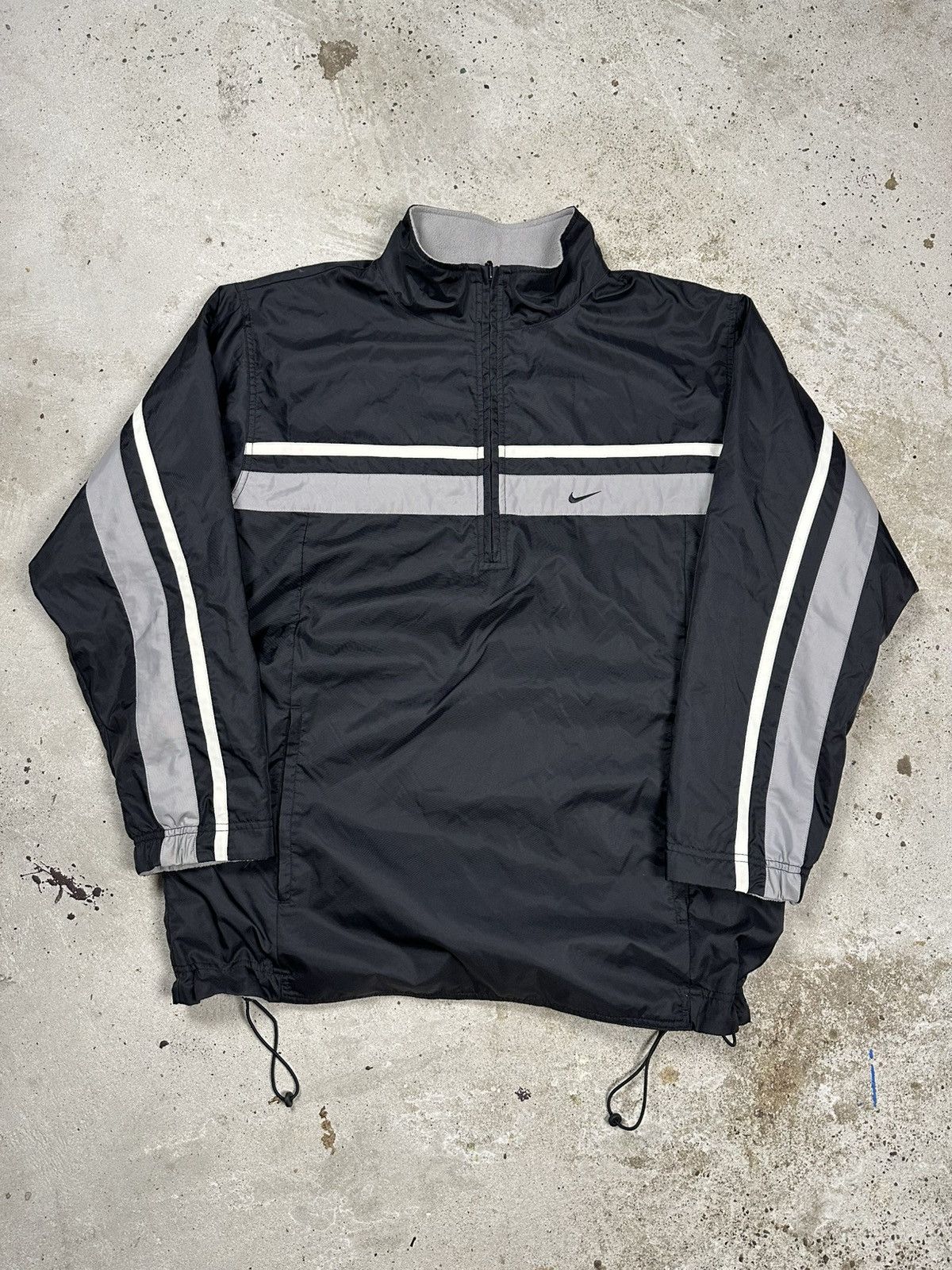 Nike Vintage Y2K Nike Reversible Anorak Jacket Fleece Swoosh rare Size US M / EU 48-50 / 2 - 1 Thumbnail
