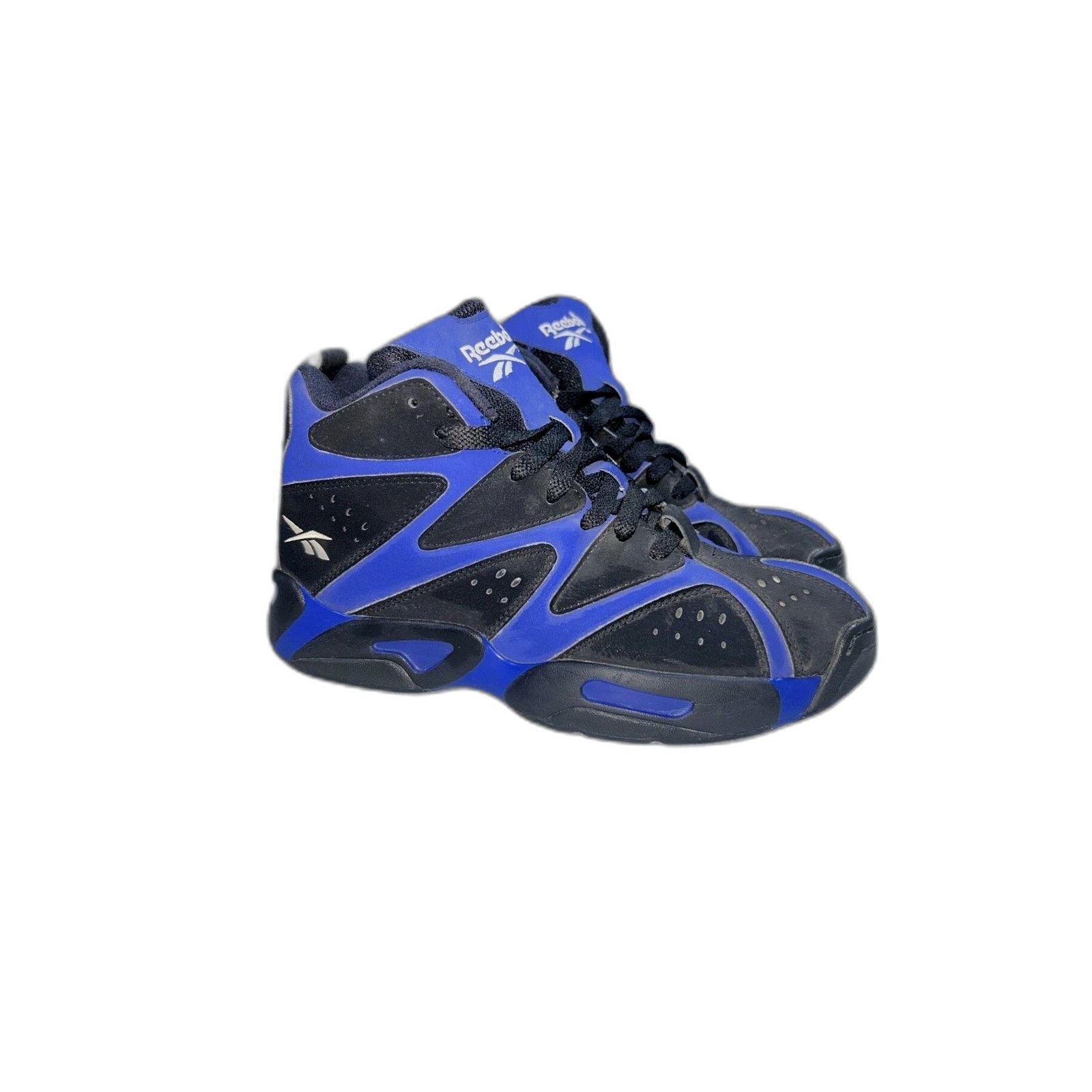 Reebok Reebok Kamikaze I Mid Blue Print Basketball Shoes Mens 7.5 U Size US 7.5 / EU 40-41 - 1 Thumbnail
