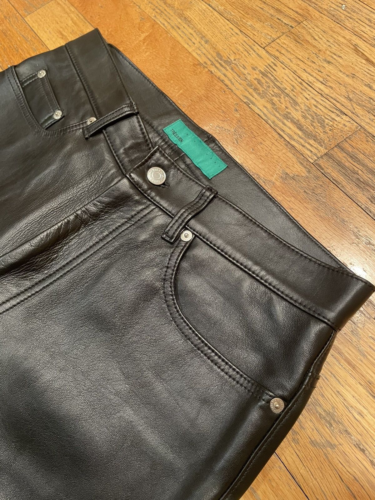 Tres Bien Leather pants Size US 29 - 3 Thumbnail
