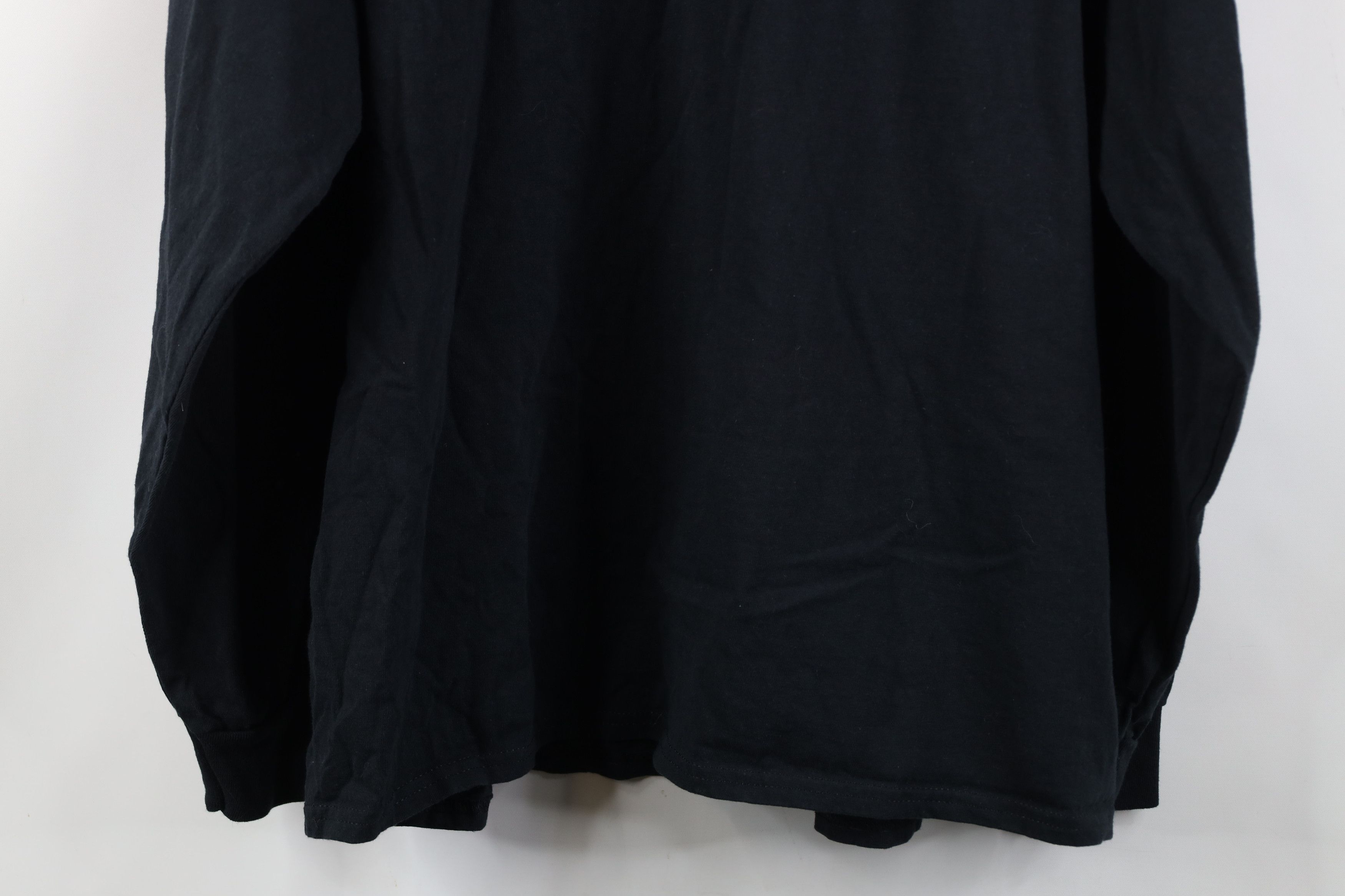 Vintage Vintage 90s Y2K Streetwear Long Sleeve T-Shirt Black Cotton Size US XXL / EU 58 / 5 - 11 Thumbnail