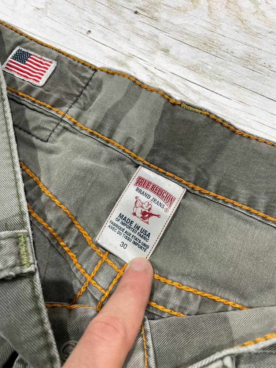 True Religion Vintage True Religion Geno Denim Jeans Camo Y2K Size US 30 / EU 46 - 16 Thumbnail