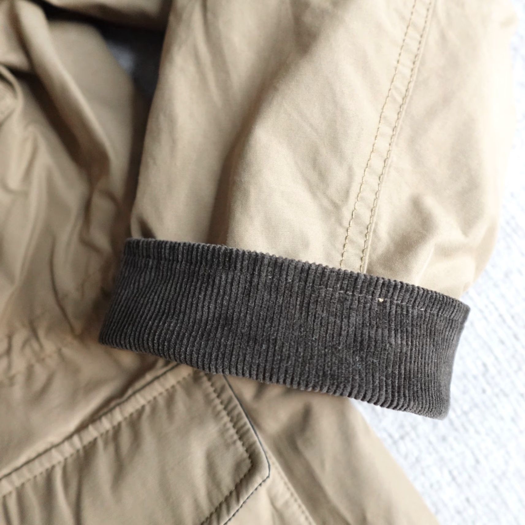 Wallace & Barnes Wallace & Barnes Jacket Mens Large Beige Lightweight Parka Coat Size US L / EU 52-54 / 3 - 5 Thumbnail