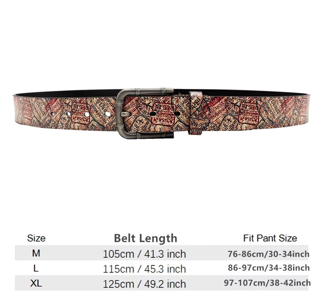 Japanese Brand × Vintage Travellers Passport Printed Belt Size ONE SIZE - 2 Thumbnail