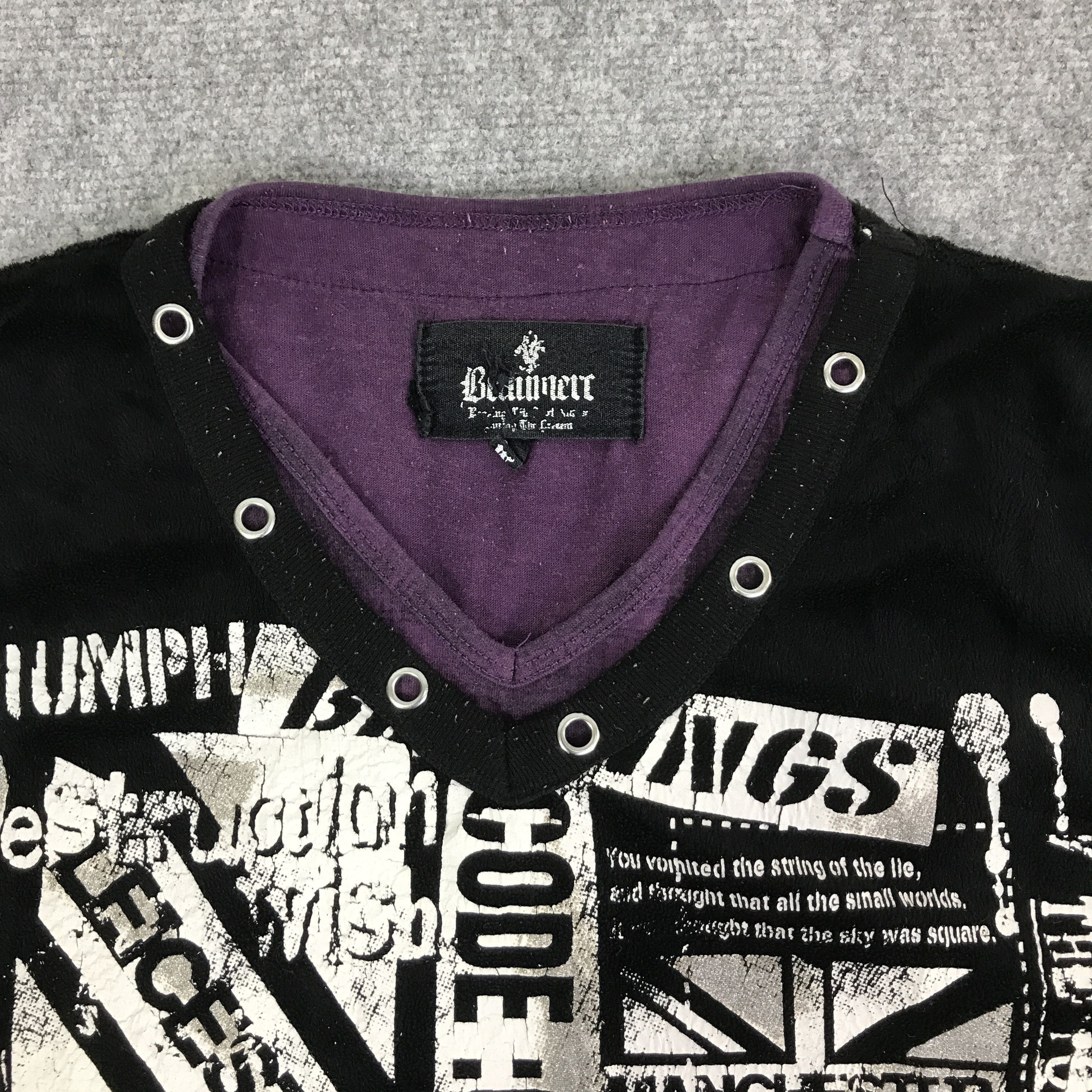 If Six Was Nine GOTHIC PUNK JAPAN BEAUMERE RARE T-SHIRT K93B4 Size US M / EU 48-50 / 2 - 10 Thumbnail