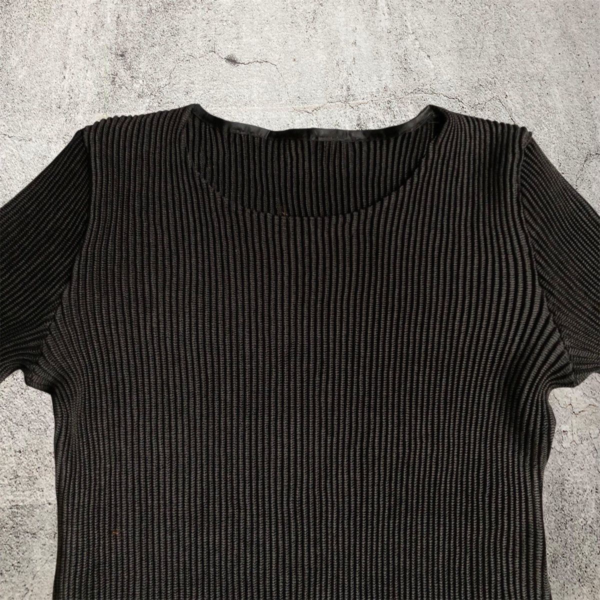 Japanese Brand 2000s Issey Miyake Specchio Pleats Architectural Midi Dress Size M / US 6-8 / IT 42-44 - 7 Thumbnail
