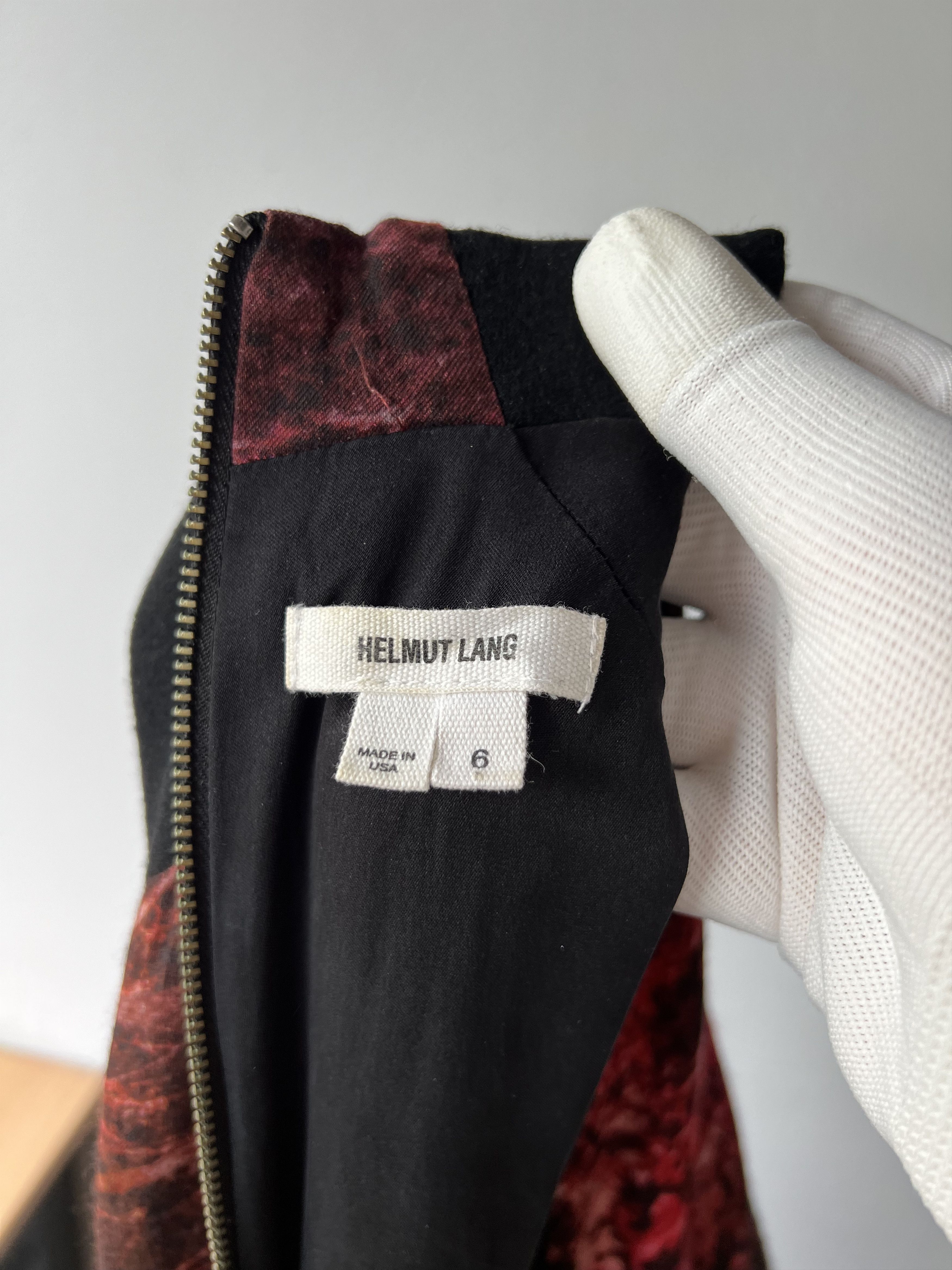 Helmut Lang Helmut Lang Asymmetric Runway Midnight Floral Pattern Dress Size M / US 6-8 / IT 42-44 - 8 Thumbnail