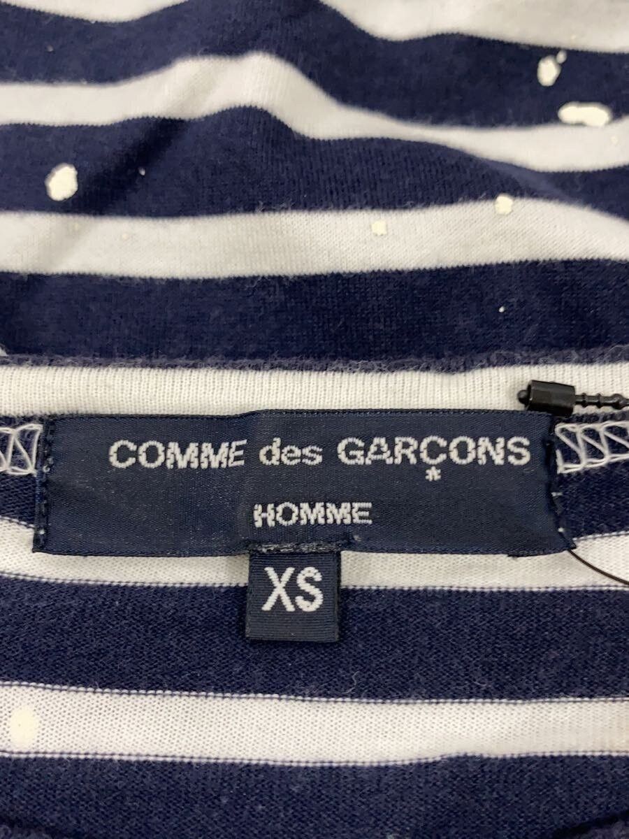 Comme des Garcons Homme Reconstructed Striped Paint Splatter Tee Size US XS / EU 42 / 0 - 4 Thumbnail