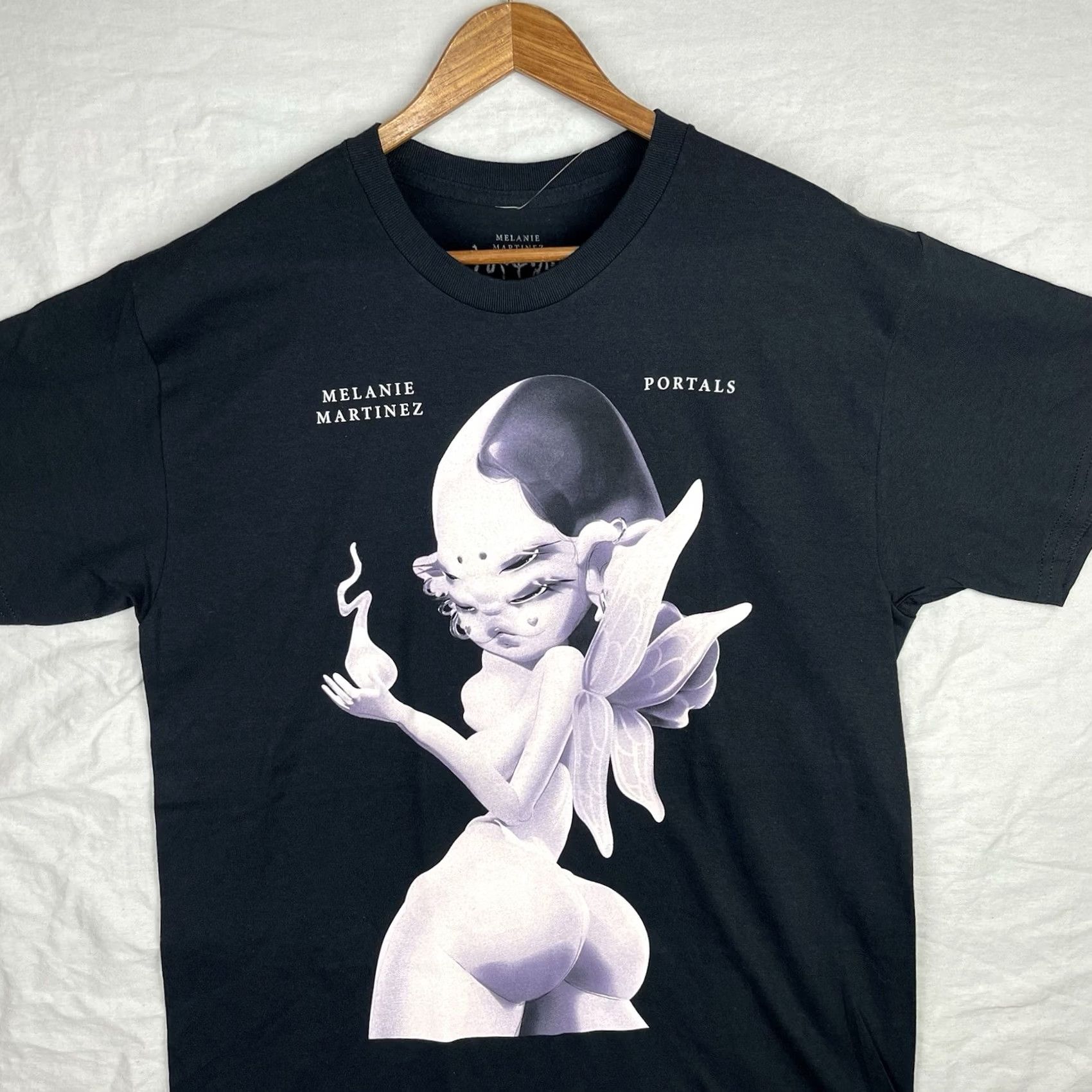 Vintage Melanie Martinez Shirt Womens XL Black Portals Album Music Tee Baggy T-Shirt Crew Neck Short Sleeve Cotton VINTAGE? No (omit) Size XL / US 12-14 / IT 48-50 - 2 Thumbnail