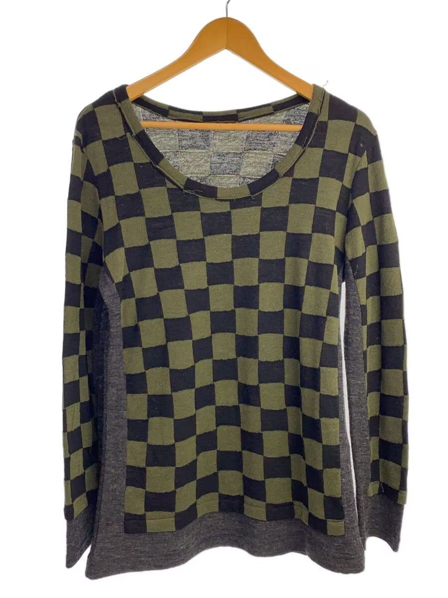 Yohji Yamamoto Reconstructed Check Wool Knit Sweater Size US M / EU 48-50 / 2 - 1 Thumbnail