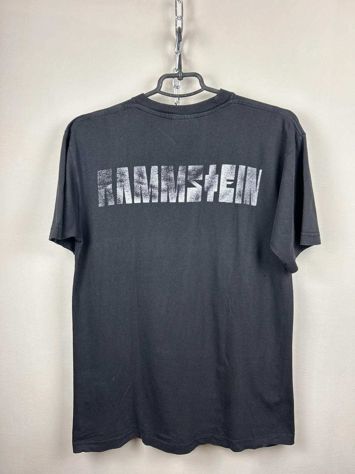Band Tees Vintage 2000s Rammstein Muter Metal Band Black T shirt Rare Size US XL / EU 56 / 4 - 2 Thumbnail