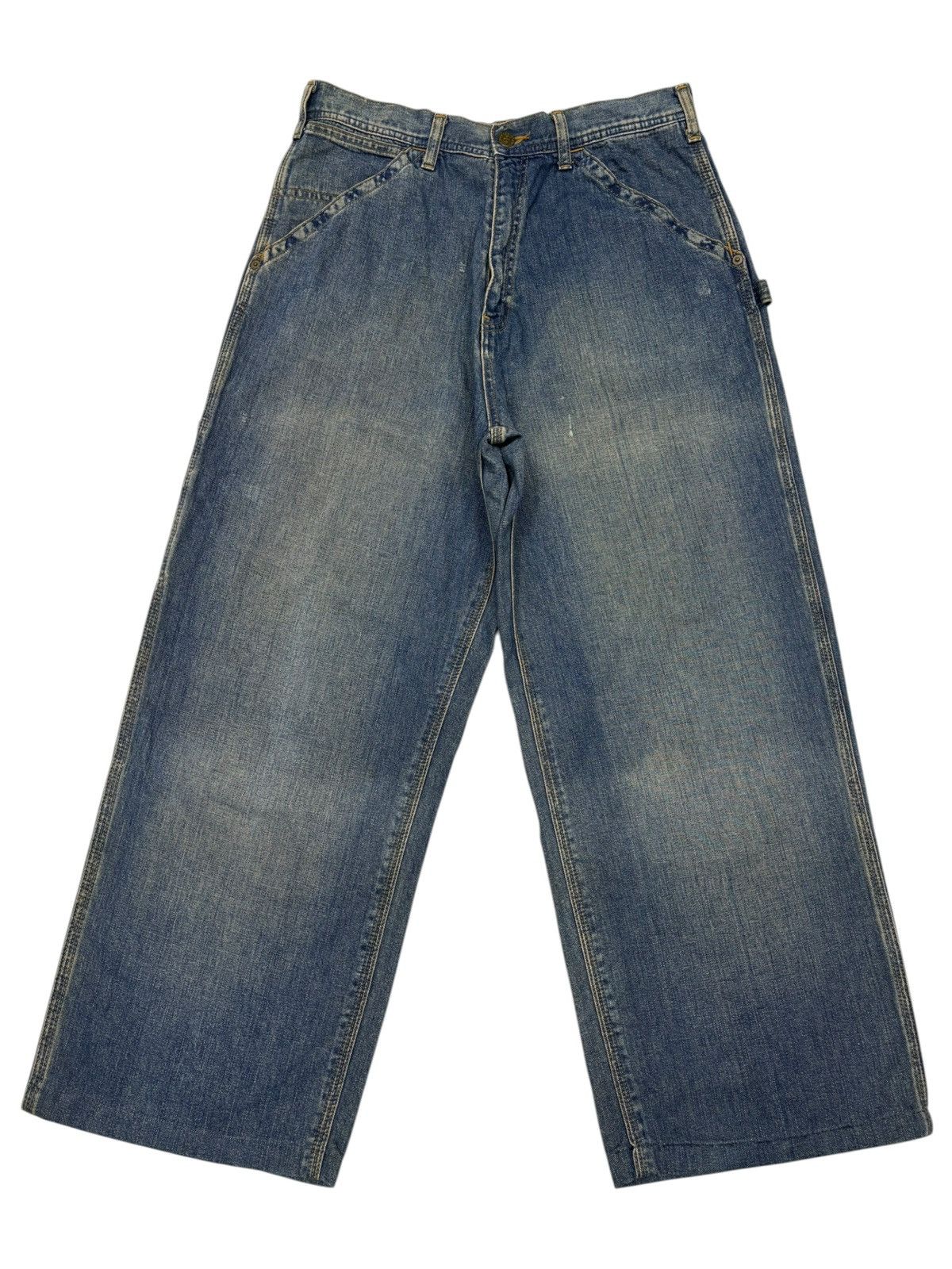 Undercover LIGHTNING BOLT BAGGY CARPENTER DENIM JEANS Size US 32 / EU 48 - 8 Thumbnail