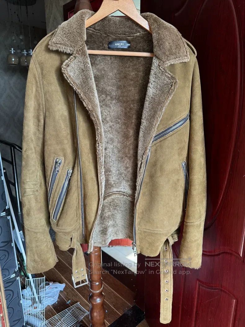 Amiri Amiri Motorcycle one-piece fur brown Size US M / EU 48-50 / 2 - 1 Thumbnail
