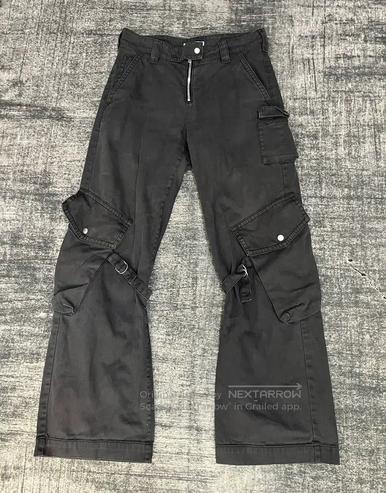 Acne Studios FW23 denim series wide flare heavy-duty workw