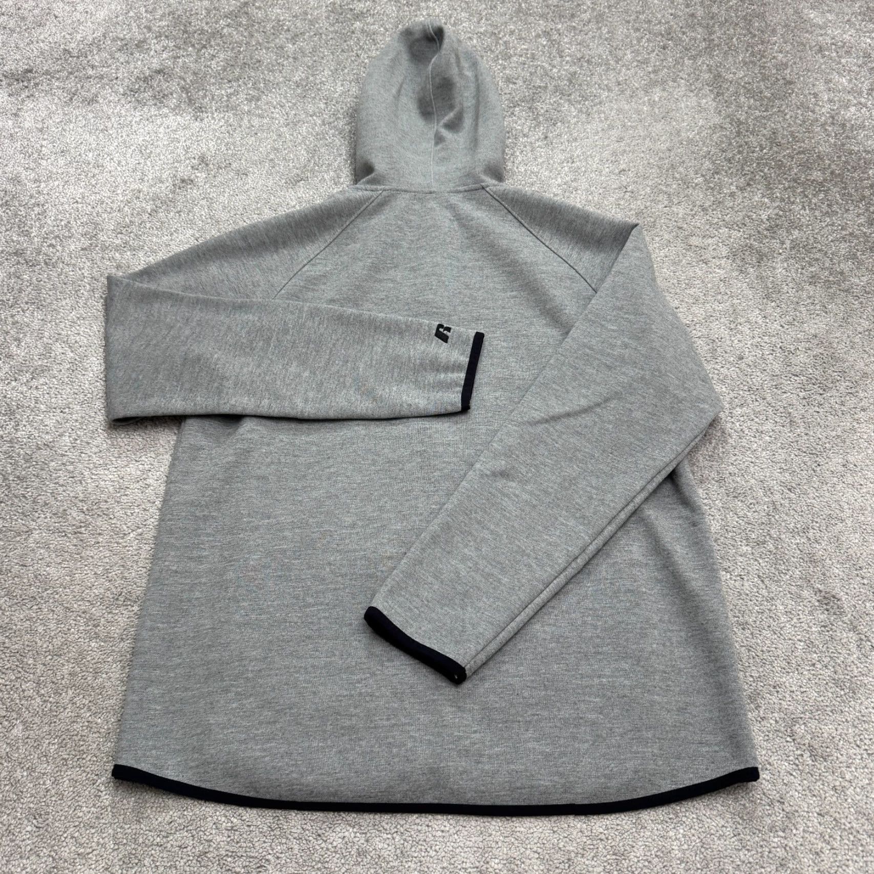 Russell Athletic Russell Athletic Hoodie Mens Medium Gray Full Zip Tech Fleece Jacket All Seasons Breathable Lightweight Size US M / EU 48-50 / 2 - 2 Thumbnail