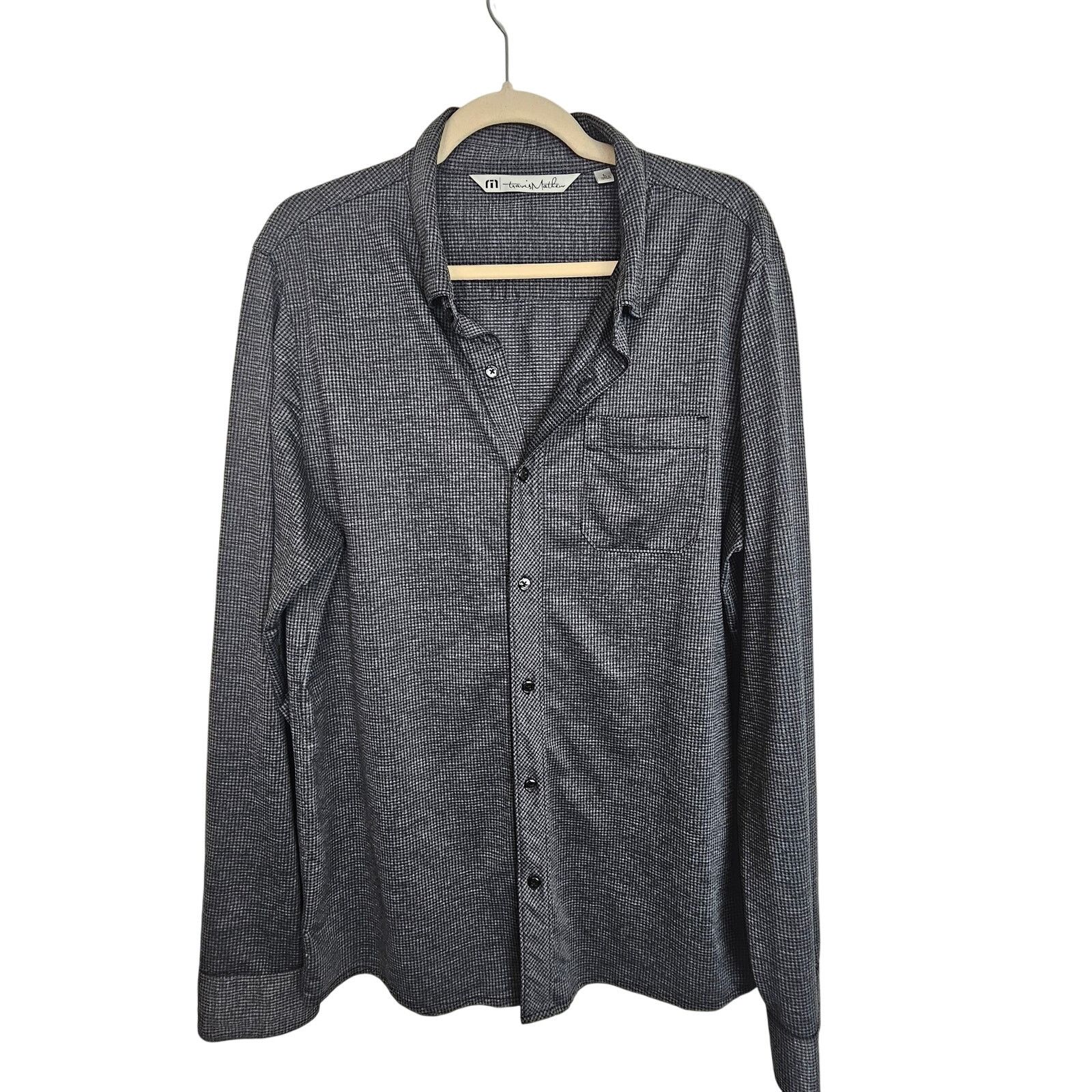 TravisMathew Travis Mathew Mens Button Shirt L Casual Golf Gorp Stretch Size US L / EU 52-54 / 3 - 1 Thumbnail