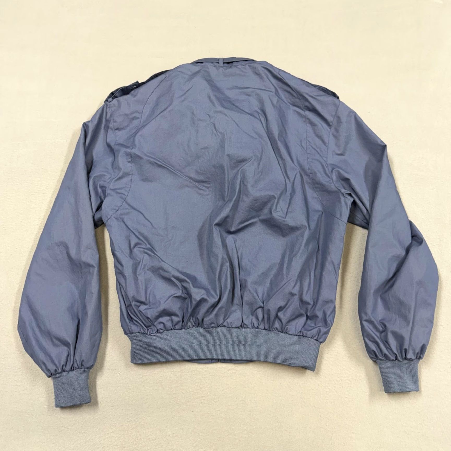 Members Only Vintage Members Only Jacket Mens 38 Blue Bomber Full Zip 80s Hong Kong Classic Lightweight Pockets Stand-Up Collar Zip Solid Reg Erwachsene Mens Size US XXS / EU 40 - 5 Thumbnail