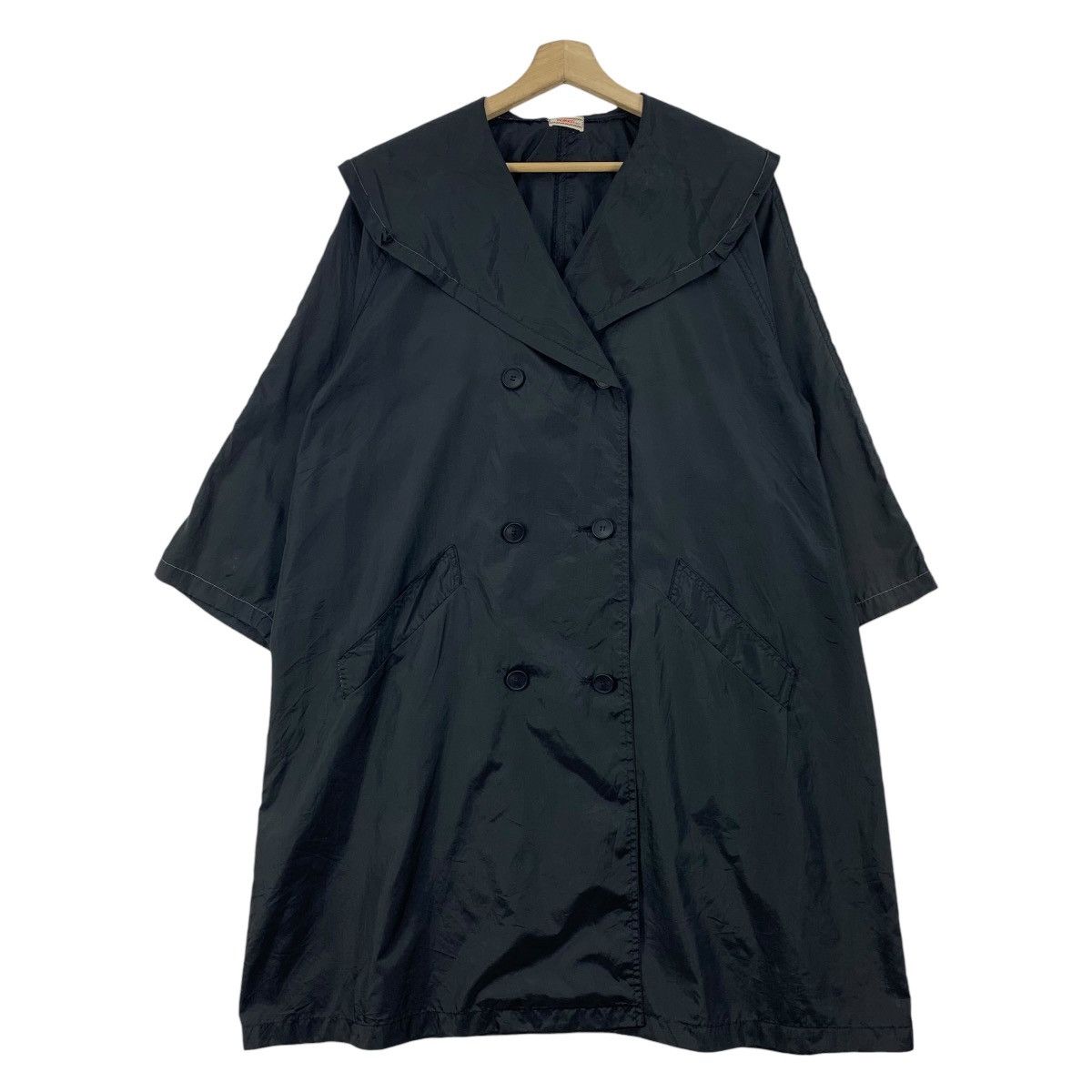Designer × Fiorucci × Vintage Vintage FIORUCCI drawstring waist raincoat jacket Size US XL / EU 56 / 4 - 1 Thumbnail