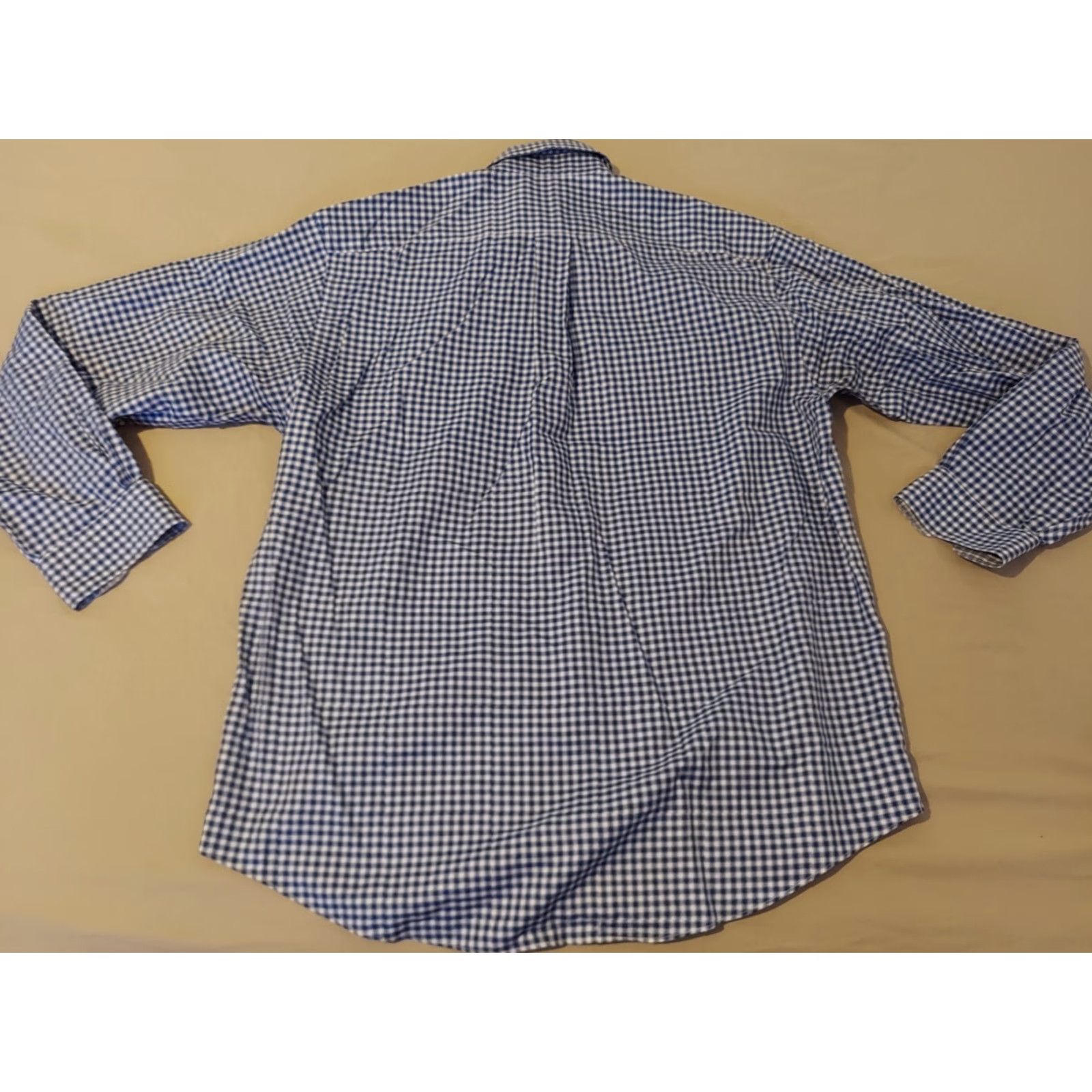 Brooks Brothers VINTAGE Brooks Brothers Dress Shirt L Men Blue Cotton Button Size 42R - 5 Thumbnail