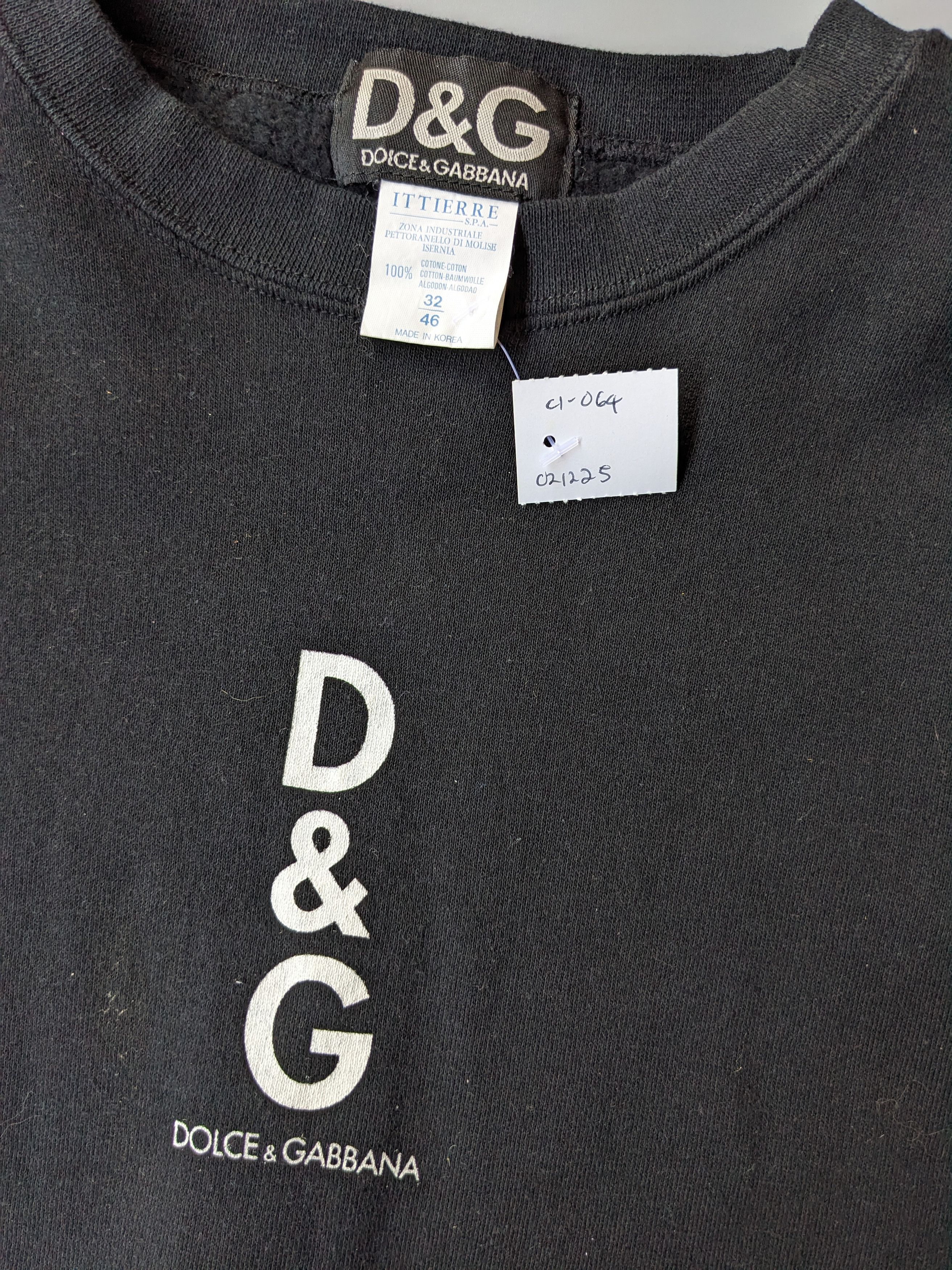Dolce & Gabbana Dolce & Gabbana crop sweatshirt Size XXS / US 00 / IT 34 - 5 Thumbnail