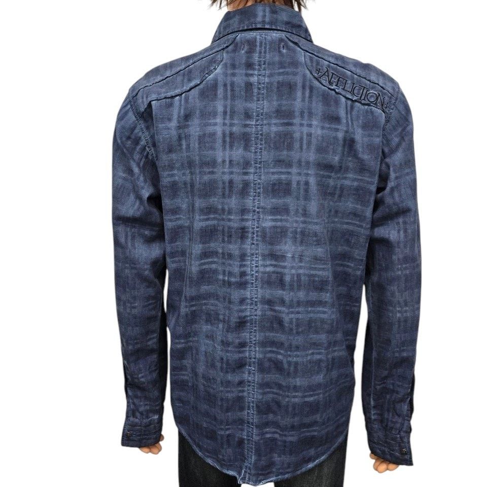 Affliction Affliction Black Premium Shirt Plaid Roll tab Sleeve 2Pocket Size US L / EU 52-54 / 3 - 5 Thumbnail