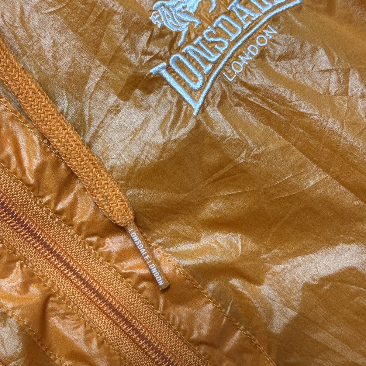 Lonsdale × Vintage Lonsdale Semi Transparent Sheer Windbreaker Hooded Jacket Size US M / EU 48-50 / 2 - 6 Thumbnail