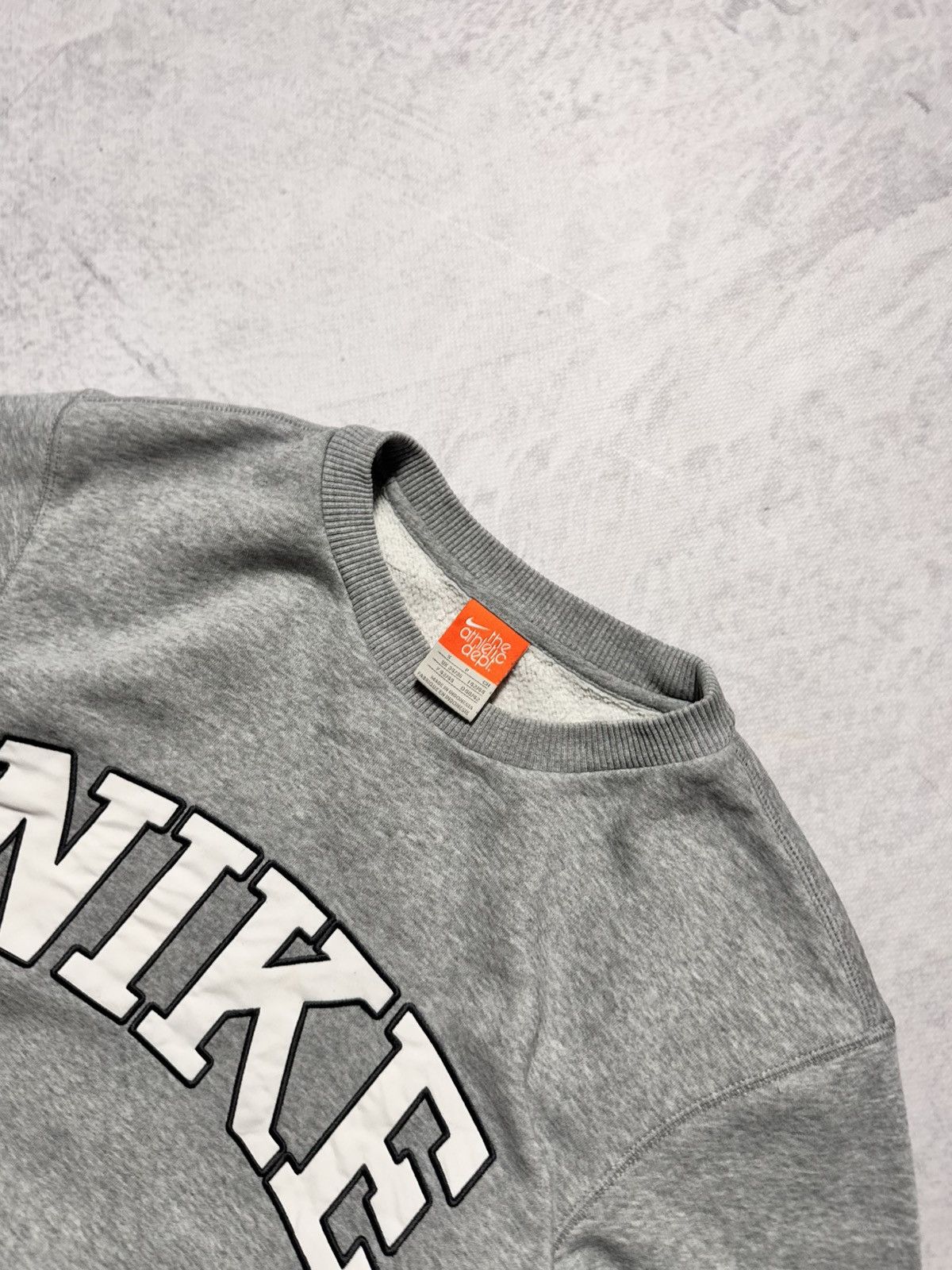 Nike × Vintage 00s Nike Vintage Big Logo Oversize Sweatshirt Crewneck Y2K Size US L / EU 52-54 / 3 - 5 Thumbnail