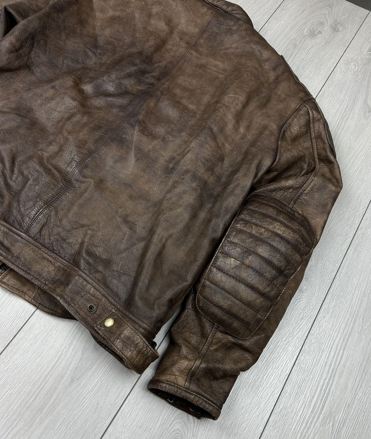 Other Leather Racing Moto Jacket Brown size XL Size US XL / EU 56 / 4 - 8 Thumbnail