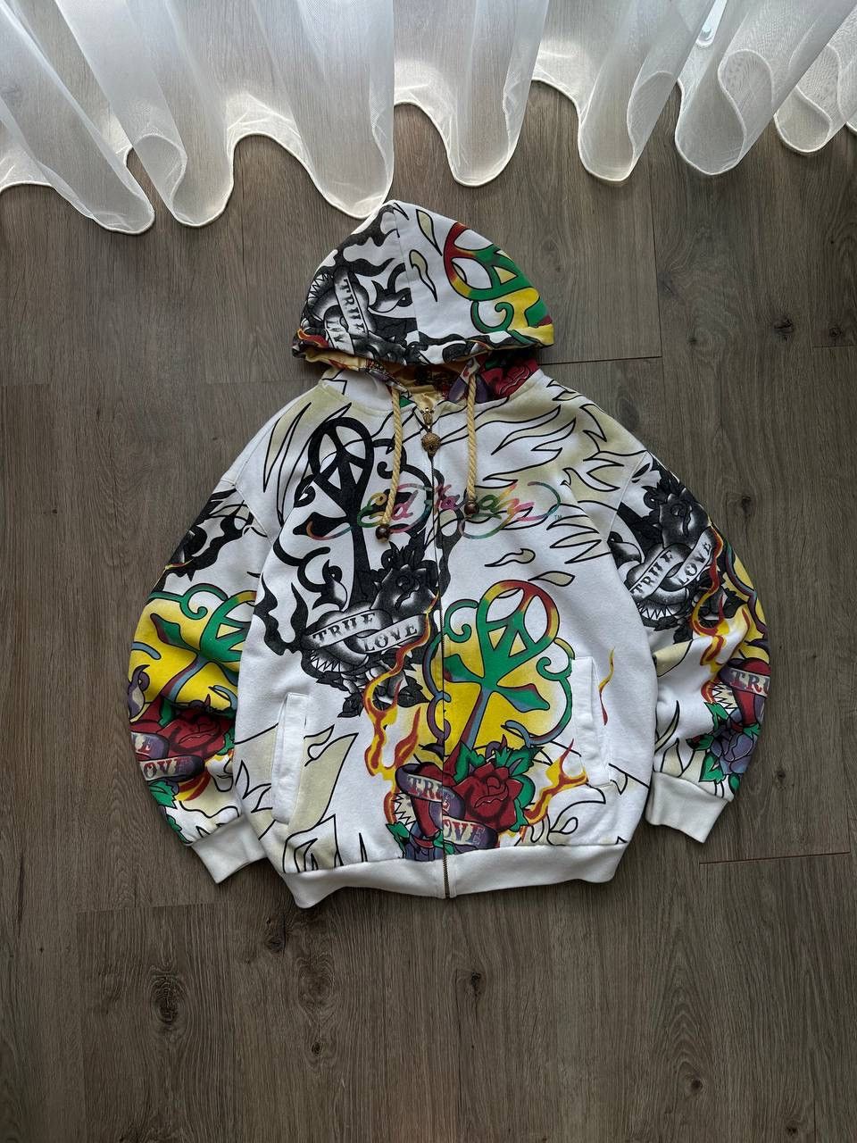 Christian Audigier × Ed Hardy × Vintage Vintage Ed Hardy Christian Audigier Hoodie Size US L / EU 52-54 / 3 - 2 Thumbnail