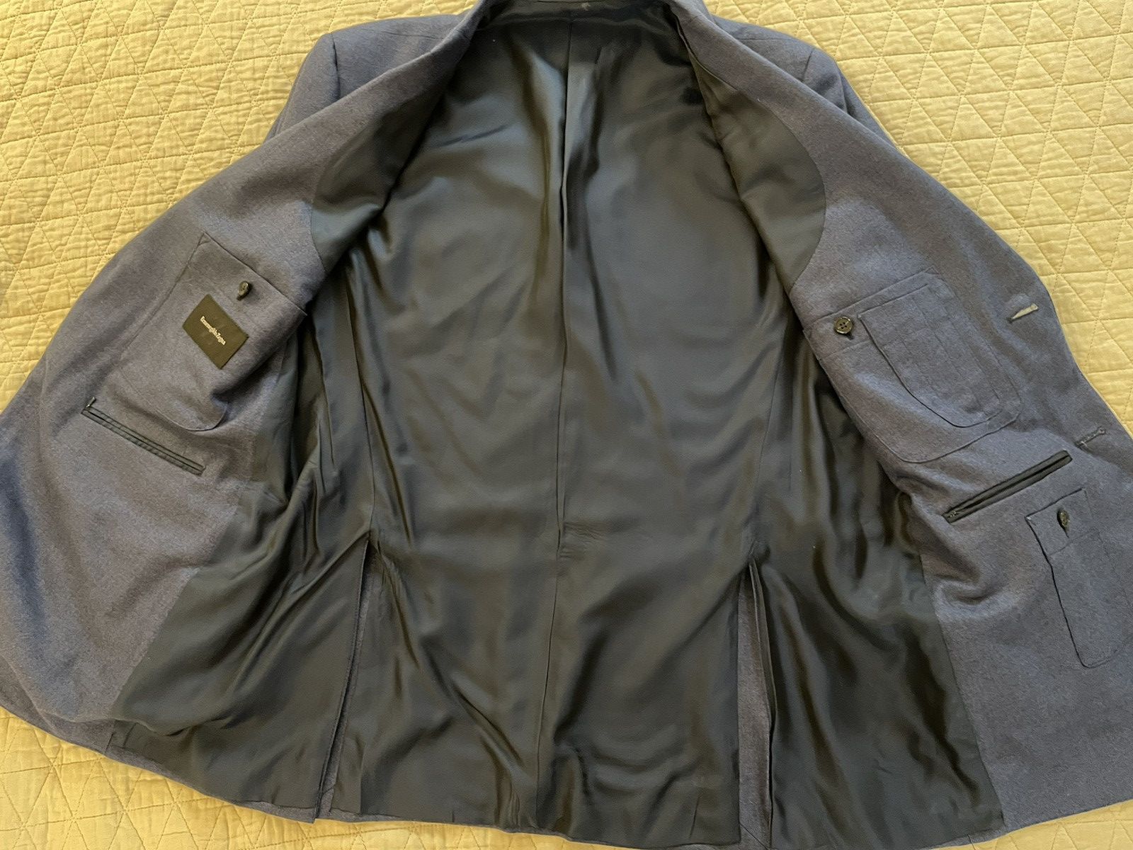 Ermenegildo Zegna Cashmere Blend 10-Pocket Travel Jacket Size 44R - 5 Thumbnail