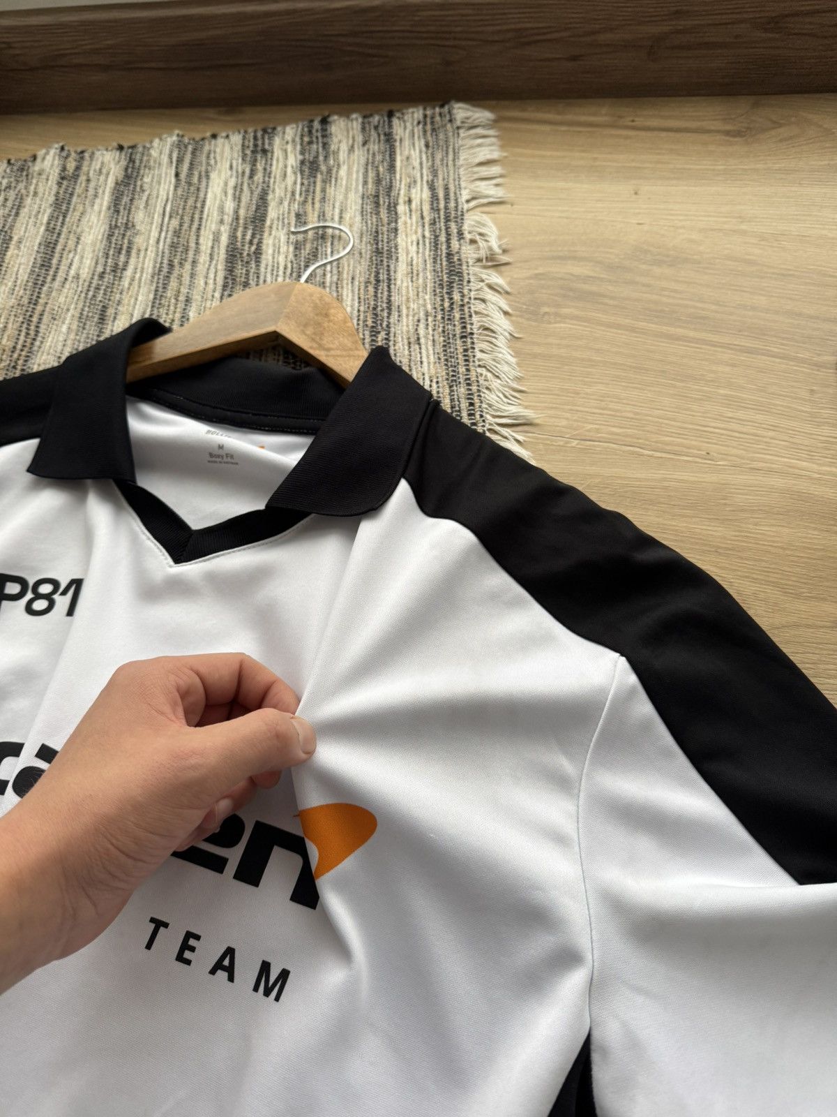 Malcolm McLaren McLaren Racing Formula 1 Team Big Logo Jerseys Box Fit Shirt Size US M / EU 48-50 / 2 - 8 Thumbnail