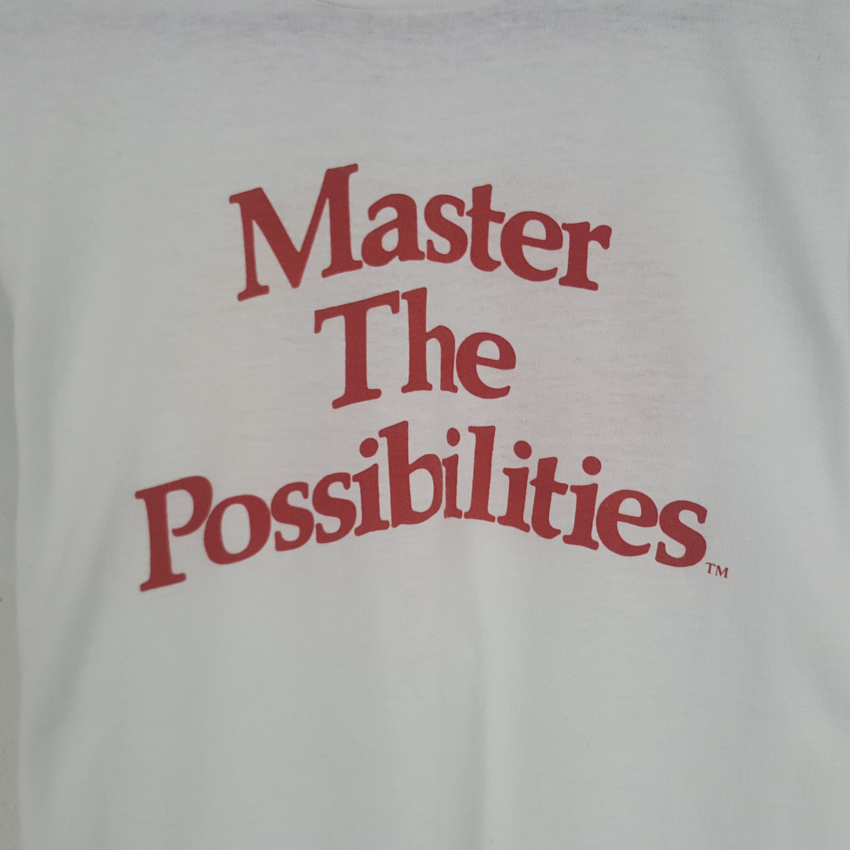 Vintage Vintage Master Card Possibilities Tshirt Size US S / EU 44-46 / 1 - 2 Thumbnail