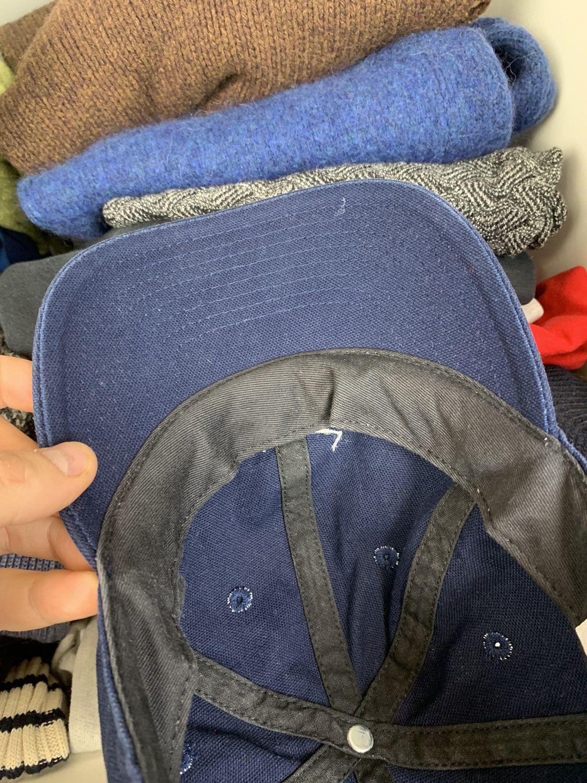 Nike × Vintage Vintage Nike Big Swoosh Cap Hat Size ONE SIZE - 19 Thumbnail
