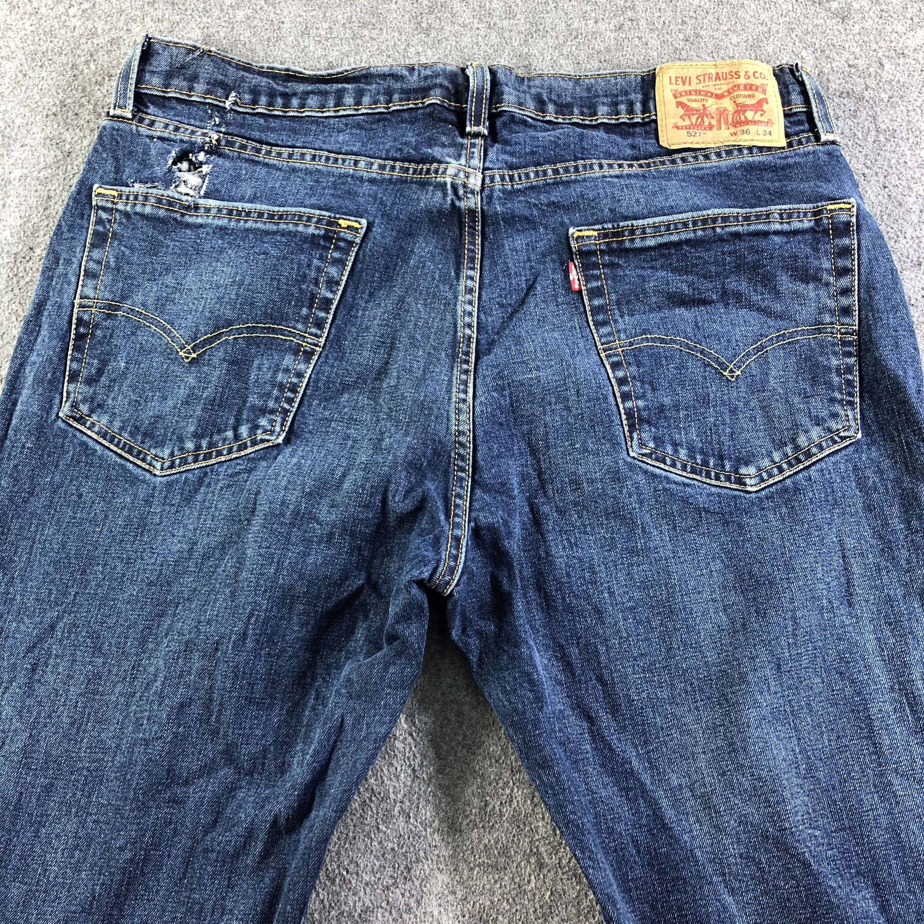 Levi's Vintage Blue Wash Levis 527 Jeans-J3715 Size US 37 - 4 Thumbnail