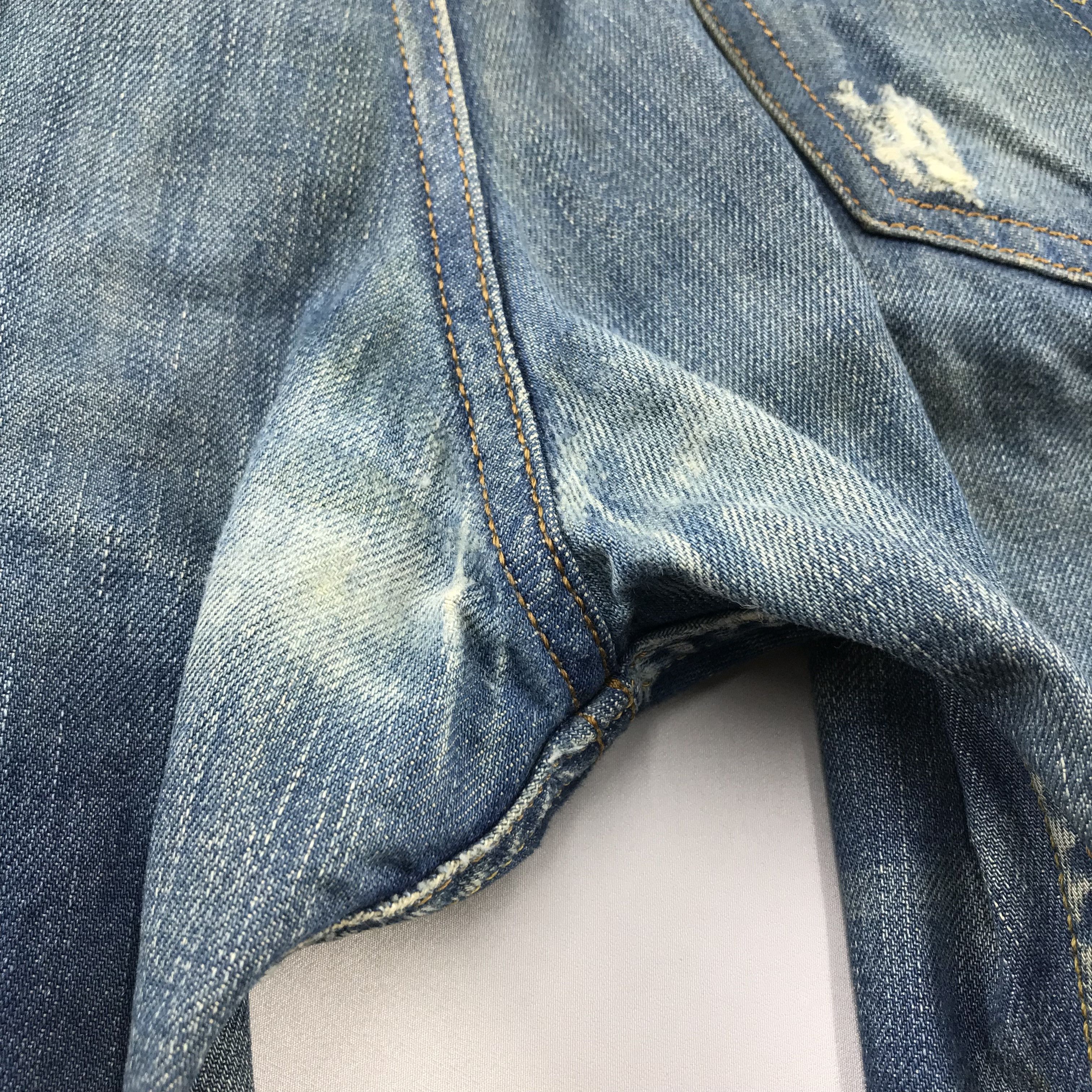 Diesel Diesel Waykee Regular Straight Distress Denim Jean KJ3456 Size US 31 - 8 Thumbnail