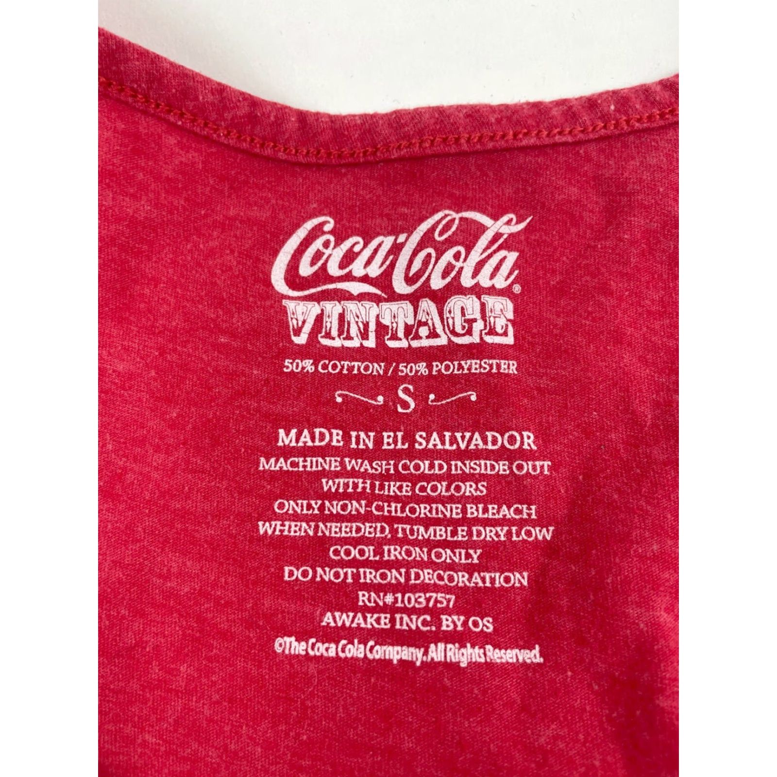 Vintage Coca-Cola Tank Top Women's Size S Red Sleeveless Racerback Patriotic Size S / US 4 / IT 40 - 7 Thumbnail