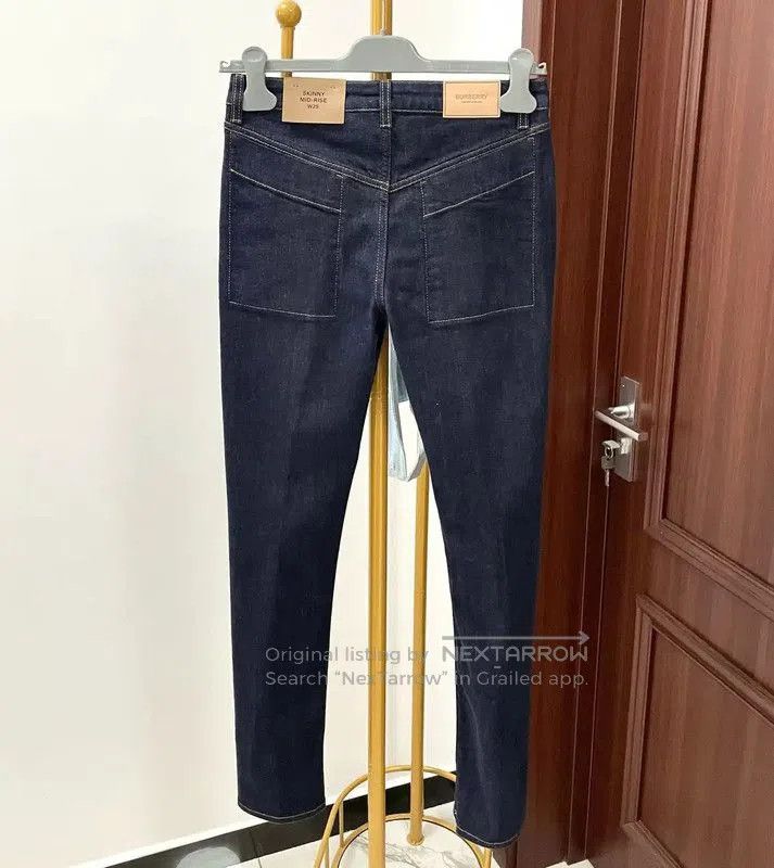 Burberry Burberry Blue Cotton Women’s Jeans Size XS. Size 22" - 5 Thumbnail