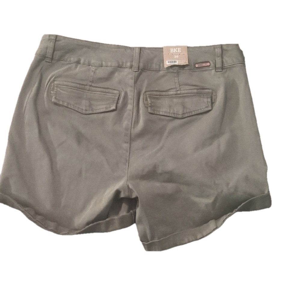 BKE Bke Payton Mid rise olive green shorts size 30 Size 30" / US 8 / IT 44 - 8 Thumbnail