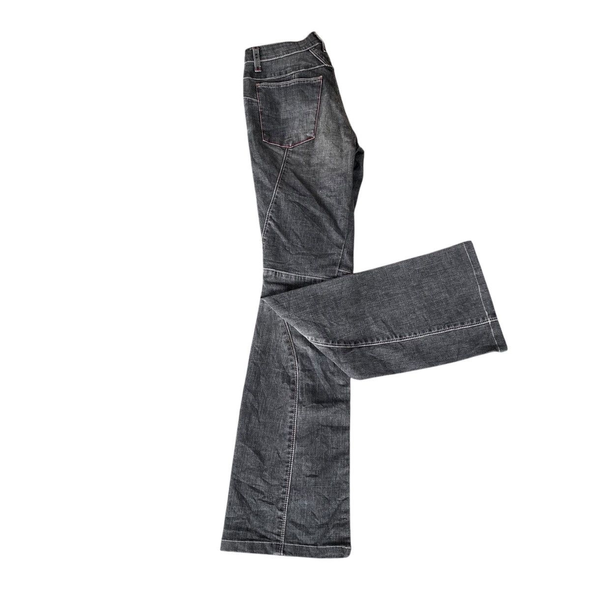If Six Was Nine × Le Grande Bleu (L.G.B.) × Marithe + Francois Girbaud Marithe francois girbaud flare jeans Size US 26 / EU 42 - 7 Thumbnail