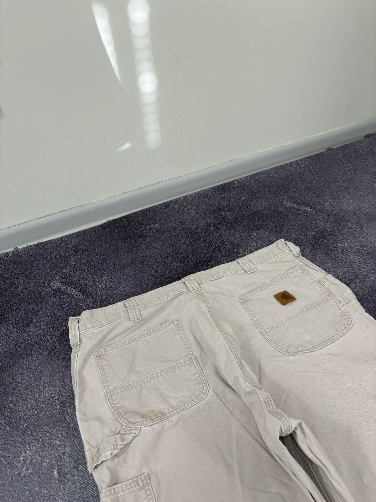 Carhartt Vintage Carhartt Y2K Beige USA Hype Baggy Pants Size US 40 / EU 56 - 5 Thumbnail