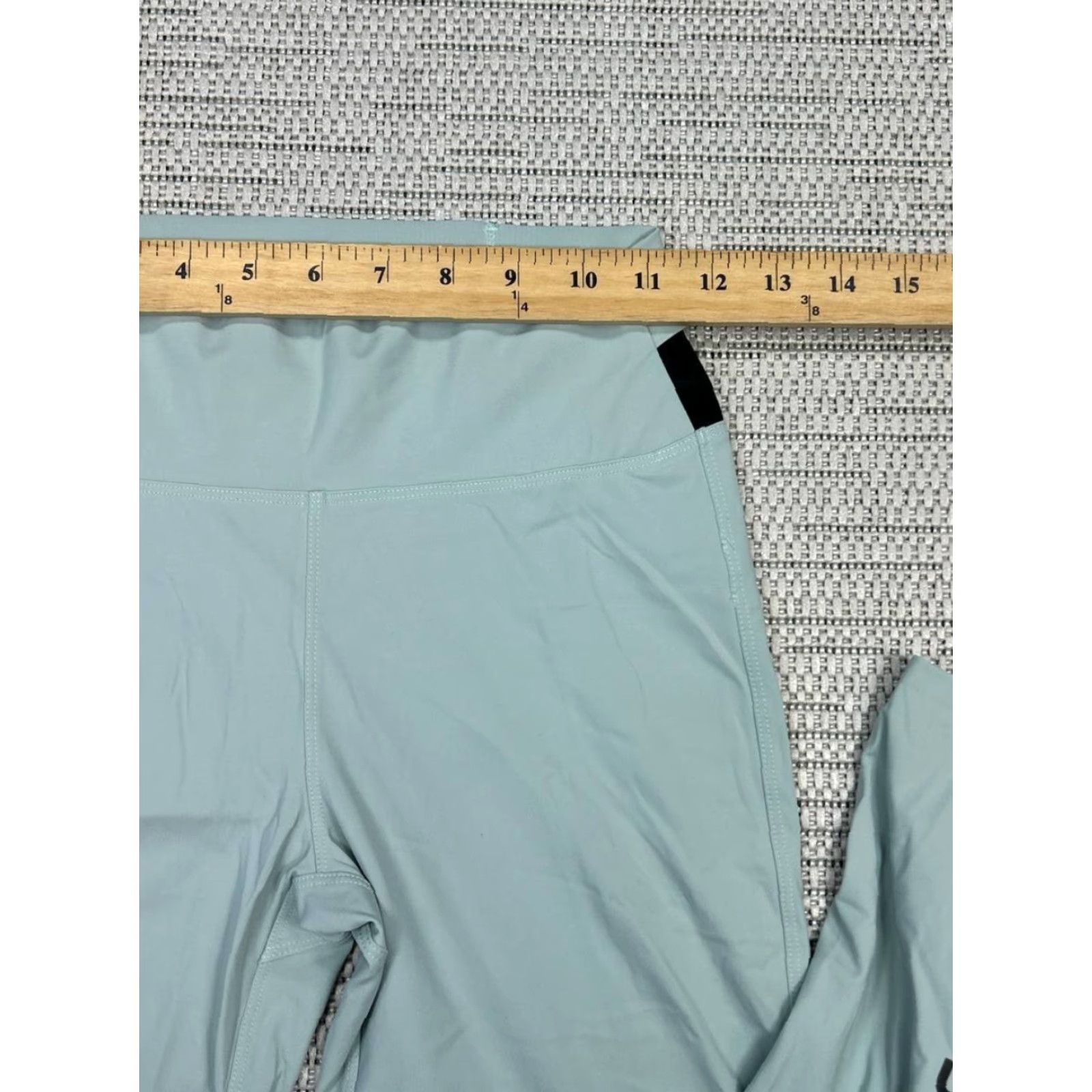 Vintage On Running Leggings Womens XS Light Blue Long Size 26" / US 2 / IT 38 - 6 Thumbnail