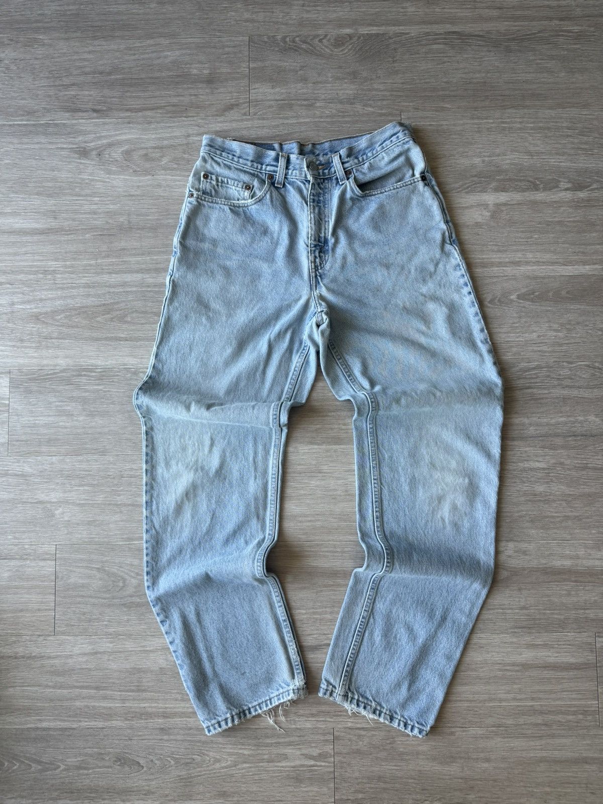 Levi's Vintage Clothing Vintage Levi’s 468 Relaxed Fit 32x34 Y2K Light Wash Red Tab Size US 32 / EU 48 - 1 Thumbnail