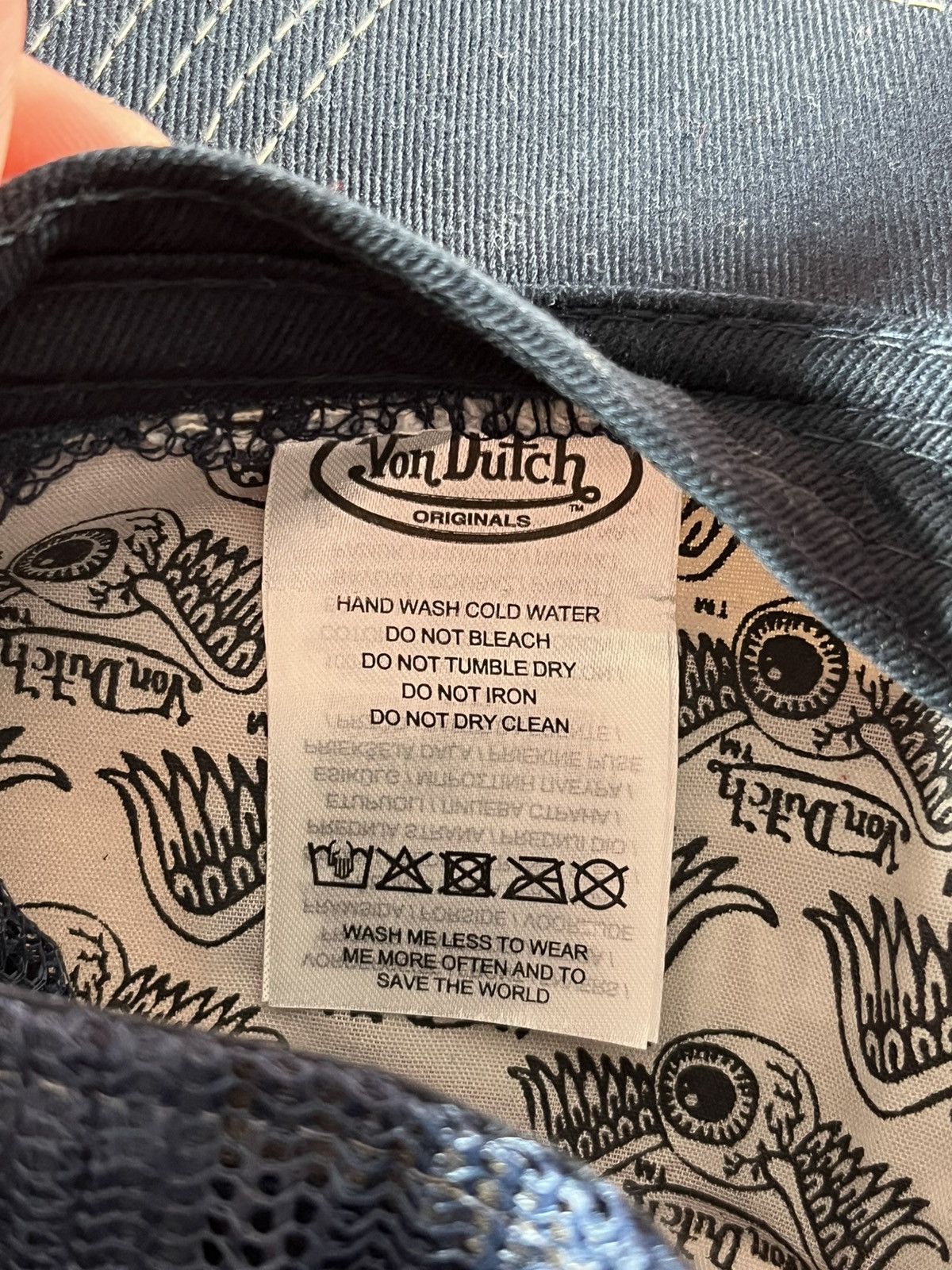 Von Dutch Vintage Von Dutch Distressed Cap Hat Size ONE SIZE - 15 Thumbnail
